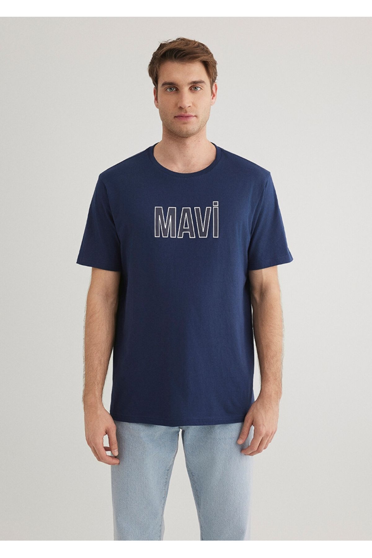 Mavi-Logo Printed T-Shirt from Nin Men's Collection 4