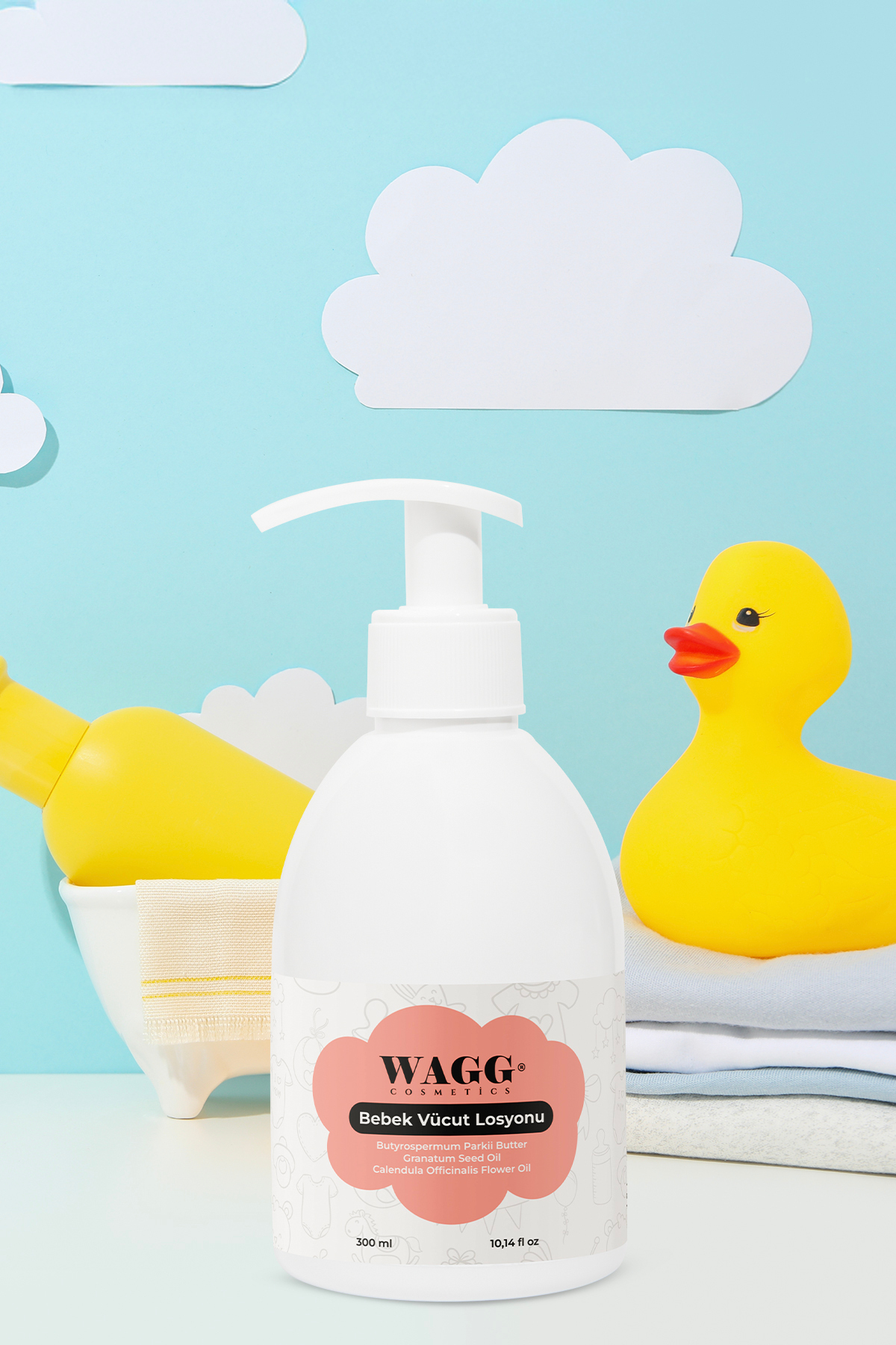 WAGG Cosmetics Organik Bebek Yüz Ve Vücut Losyonu 300ml fotoğrafı 5 (önizleme)