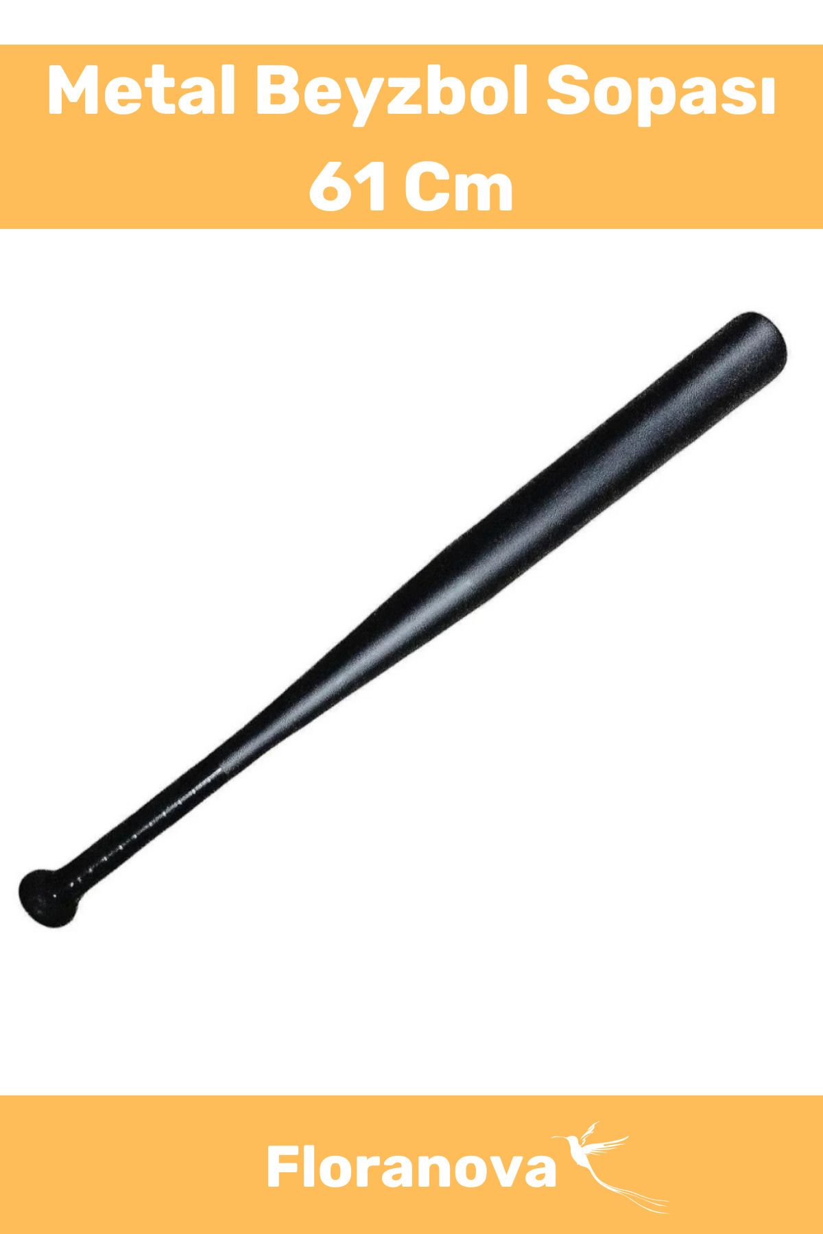Floranova Deluxe Özel Seri Üretim Kırılmaz Kaliteli Metal Baseboll Beyzbol Sopası 61 Cm