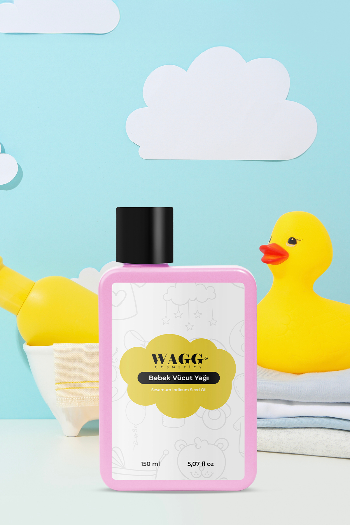 WAGG Cosmetics Organik Bebek Vücut yağı 150ML fotoğrafı 5 (önizleme)