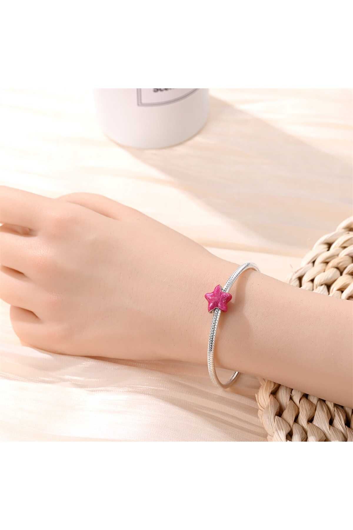 MAM-Pink Star Charm 3