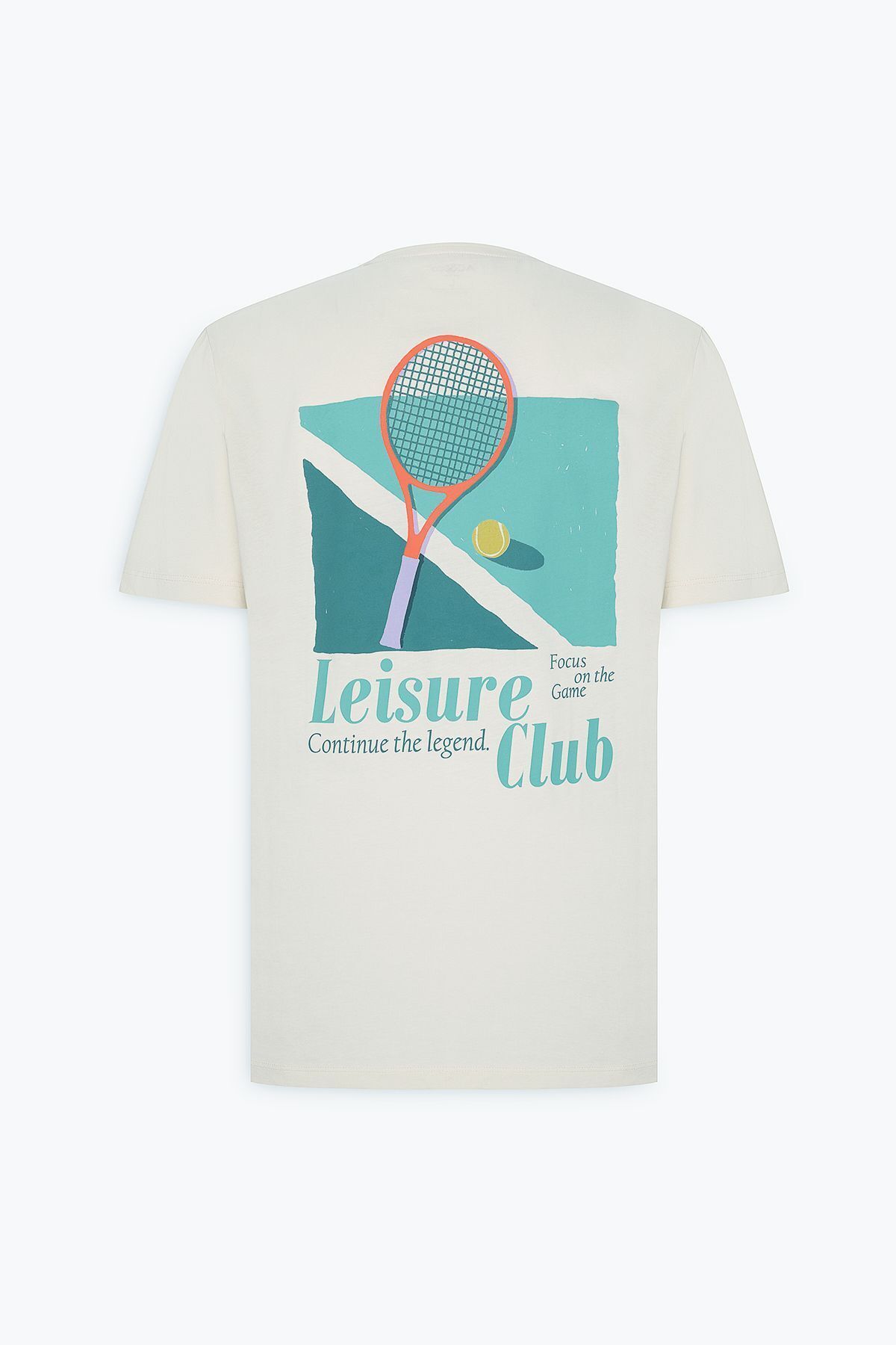 AC&Co / Altınyıldız Classics-Gelbes Herren-T-Shirt mit Rundhalsausschnitt, Standard-Passform und normaler Passform aus 100 % Baumwolle mit weicher Textur 8