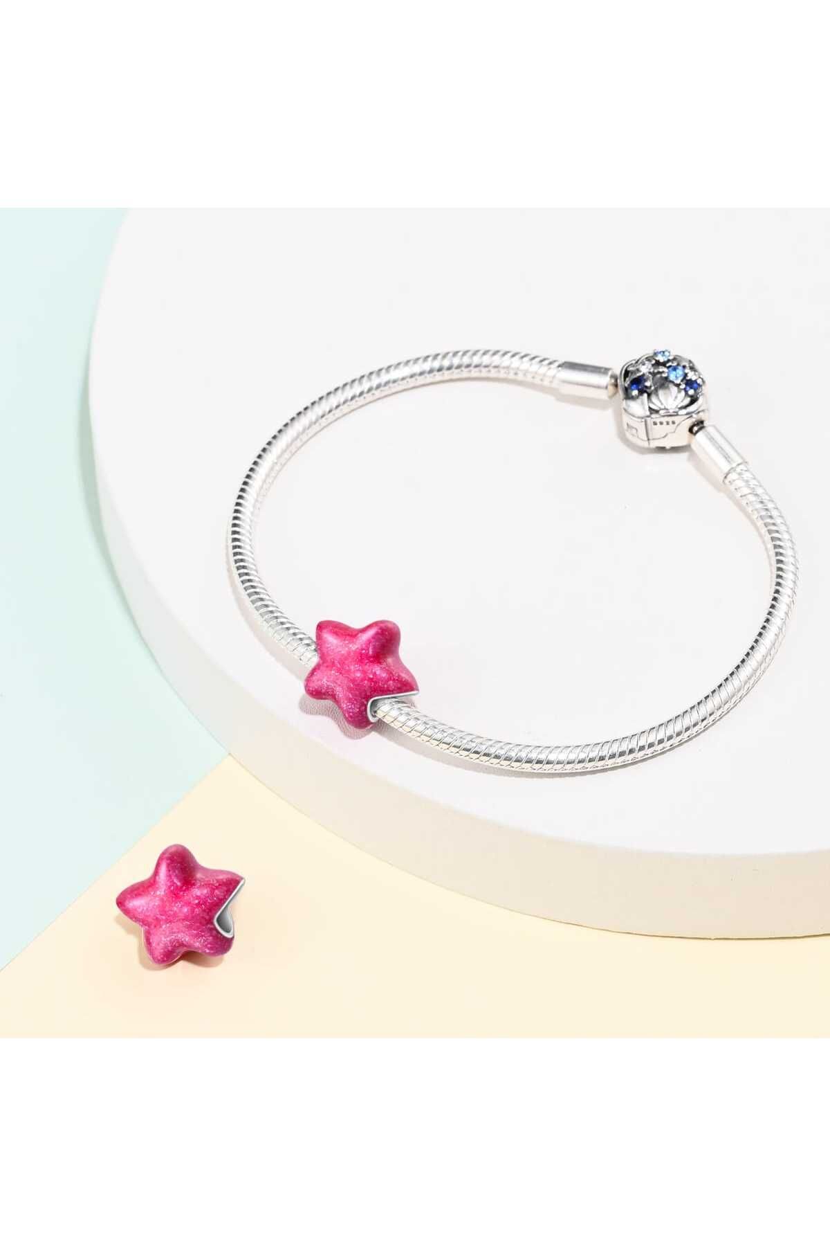 MAM-Pink Star Charm 2