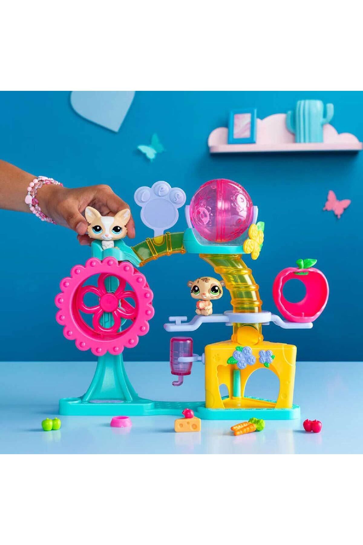 GIOCHI PREZIOSI-Nessiworld 5196 Littlest Pet Shop Minis Entertainment Factory Play Set S1 -Sunman 4