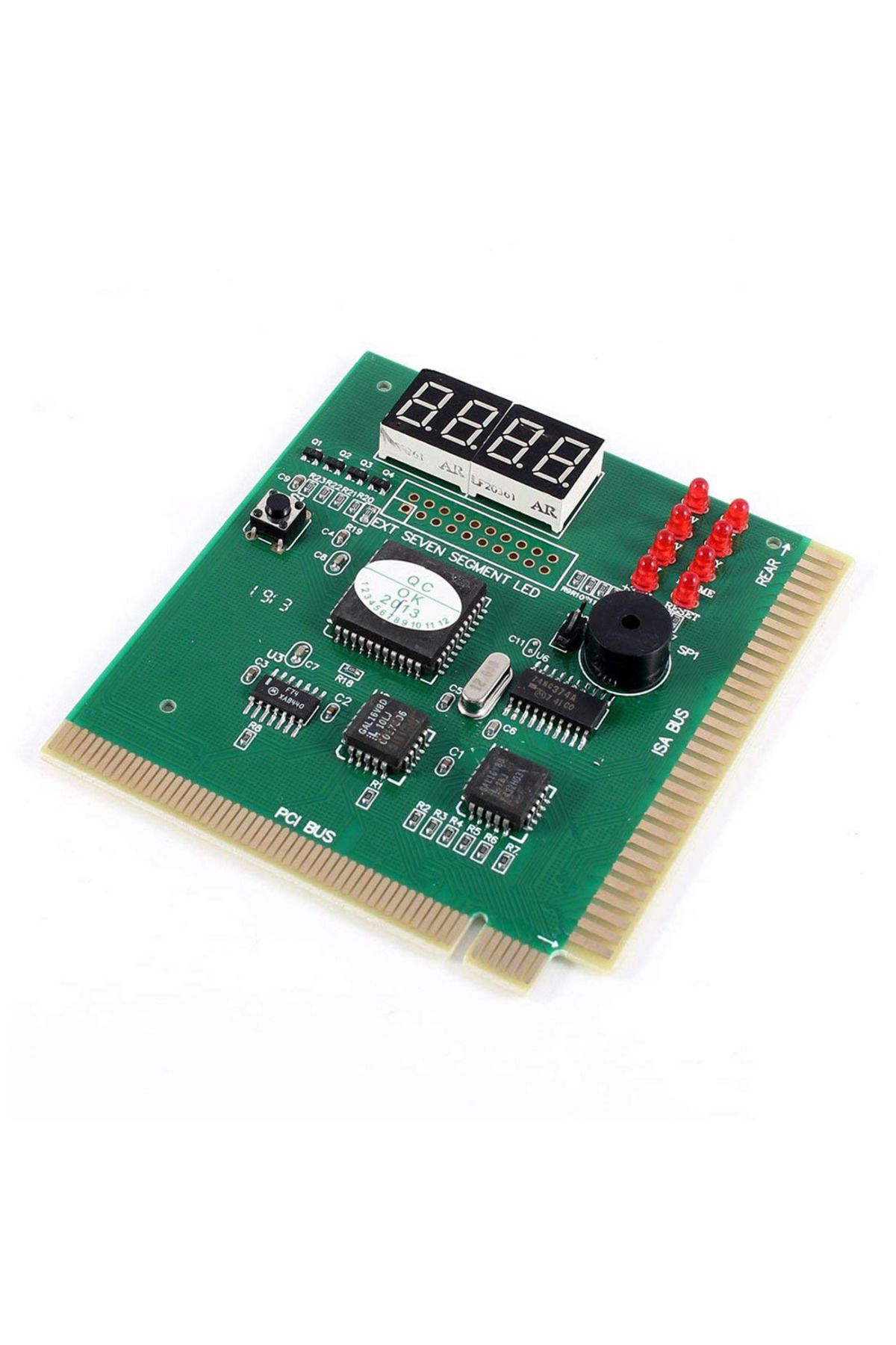 Ninth World-جهاز اختبار اللوحة الأم AK PCI & ISA - شاشة عرض تشخيصية مكونة من 4 أرقام لتصحيح أخطاء اللوحة الأم للكمبيوتر الشخصي... 1