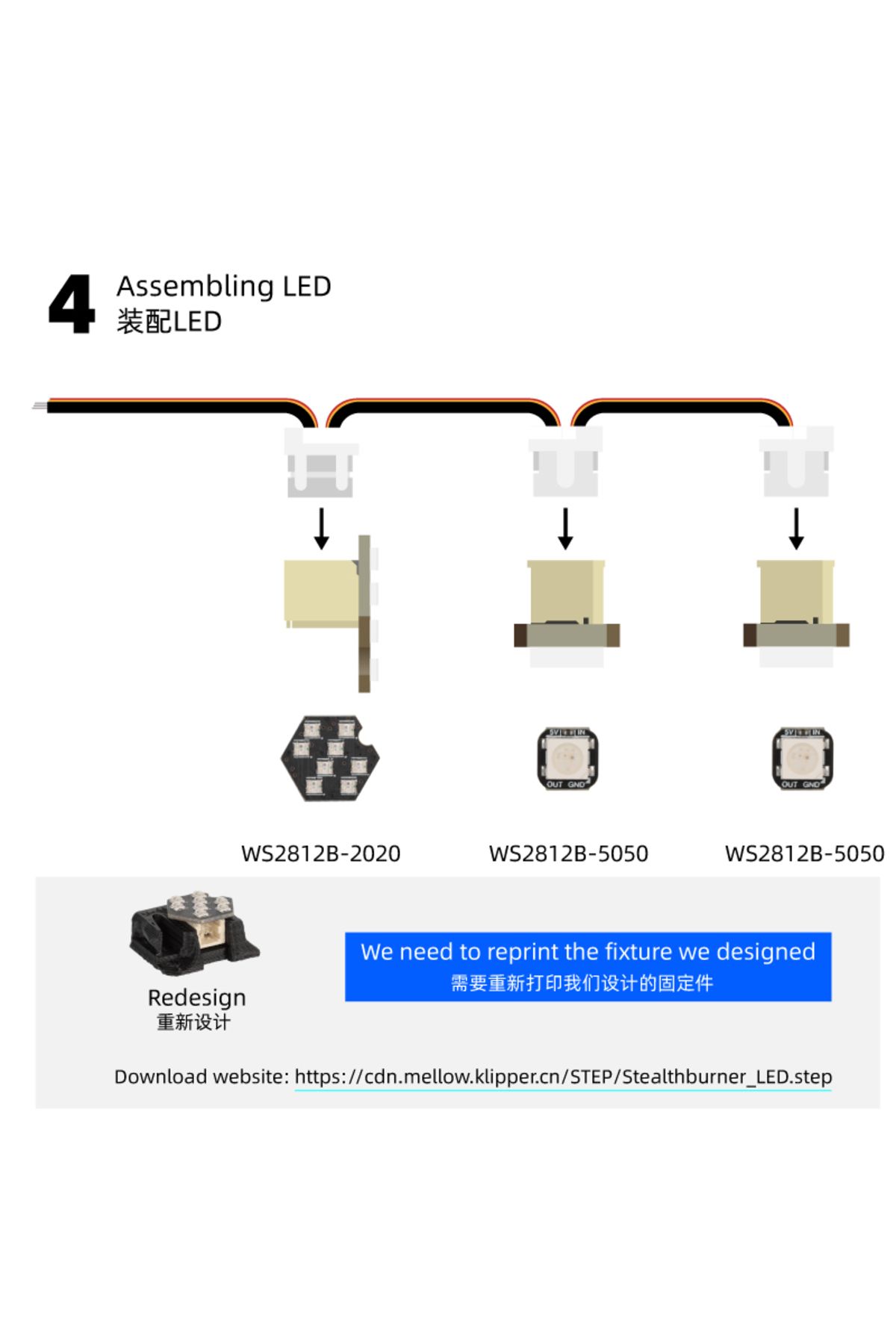Choice-Mollow Diy Voron Neopixel Rgbw Mini Button Pcb Leds V2 For Voron2.4 Trident 3d Printer Stealthbur... 5