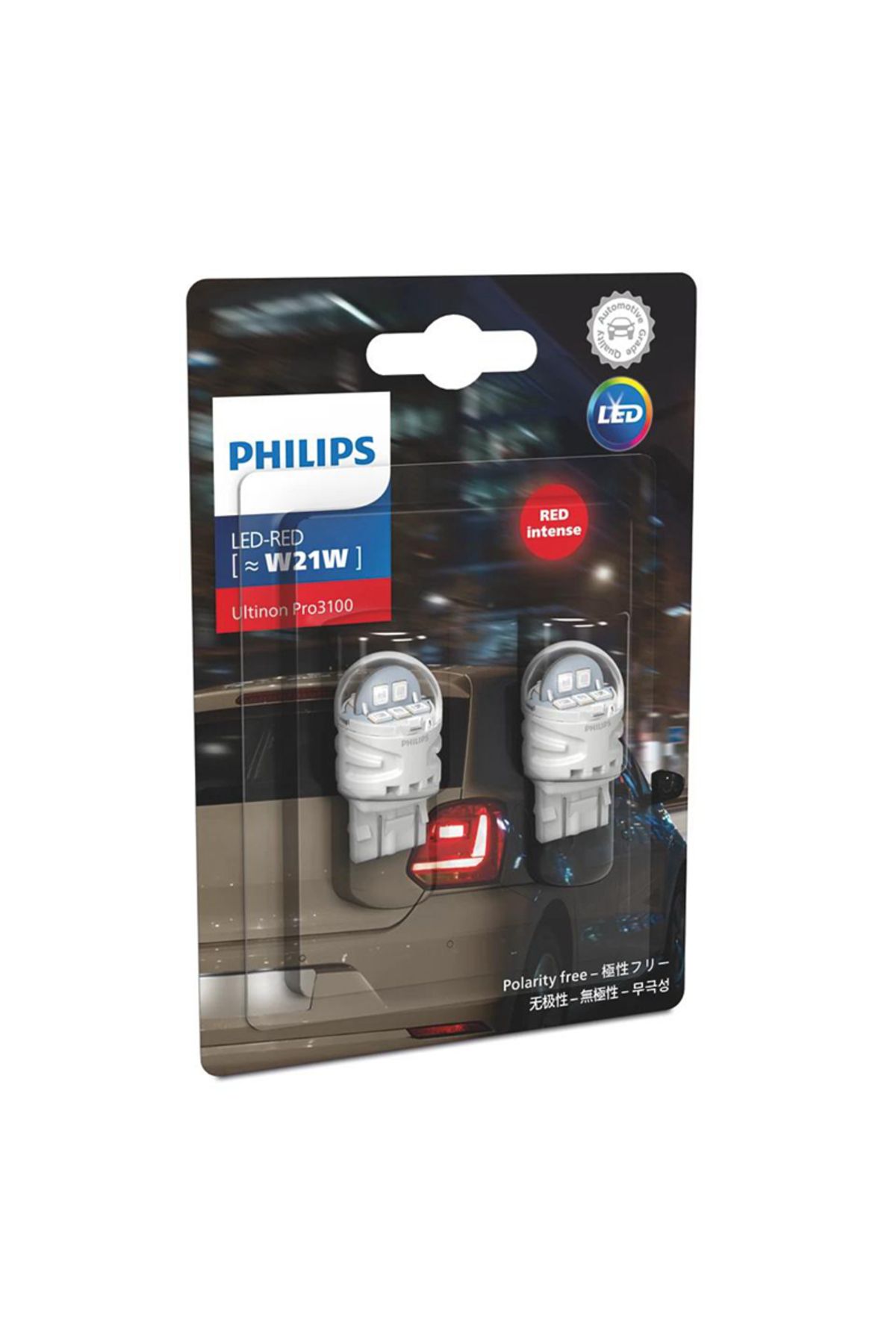 Philips-مصابيح إشارة الانعطاف للسيارة باللون الأحمر والأبيض من Ultinon Pro3100 LED W5W P21/5W W21/5W... 8