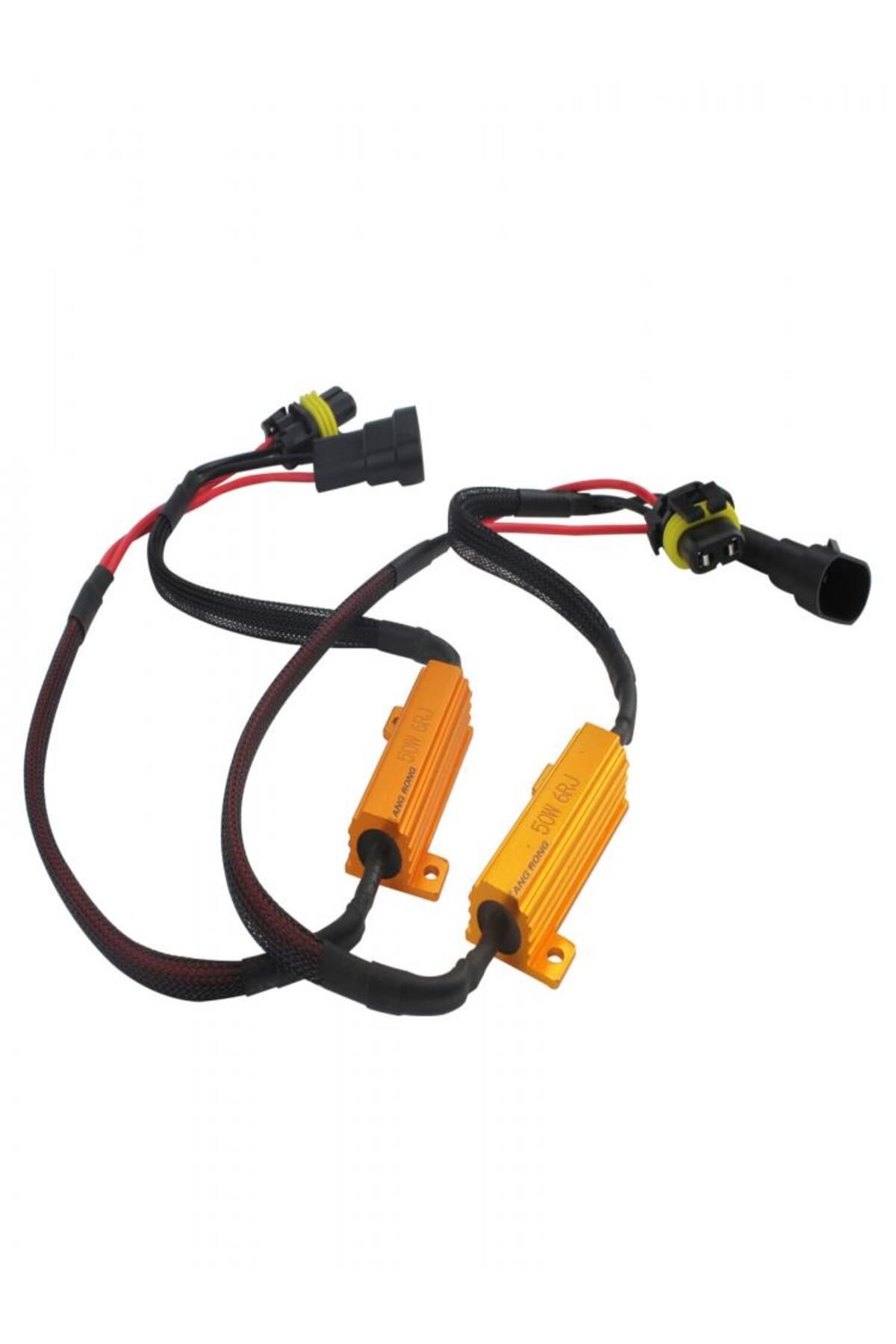 Choice-ANGRONG 2x 50w 6 Ohm 9006 HB4 LED Daytime Fog Light HeadLight Error Free Load Resistor 7