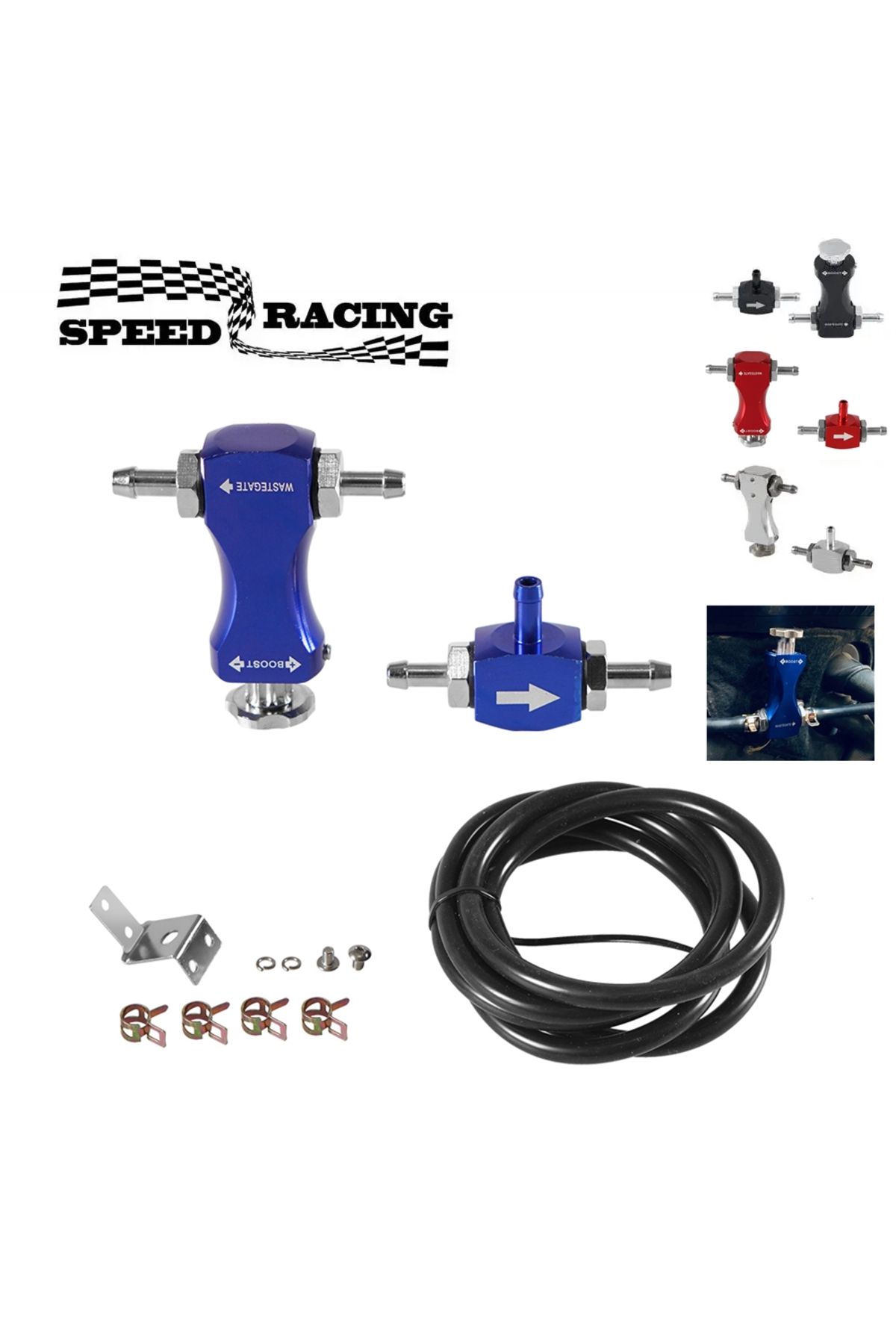 Choice-Universal Manual Turbo Boost Controller Bleed Valve Pressurize Regulating Kit Car Modified Turboc... 2