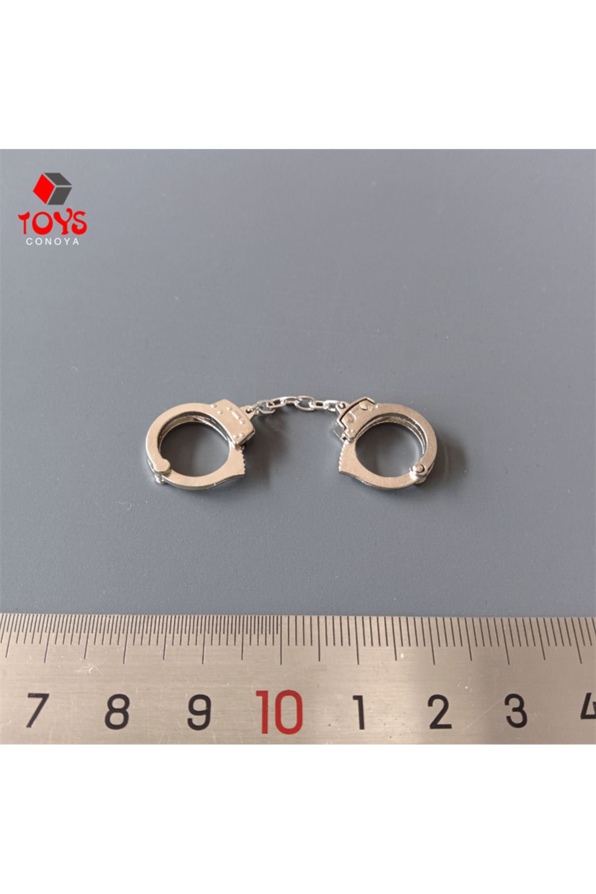 Choice-Vstoys 1/6 Scale Openable Metal Handcuffs Model Male Female Soldier Scene Props Accessories Fit 1... 4