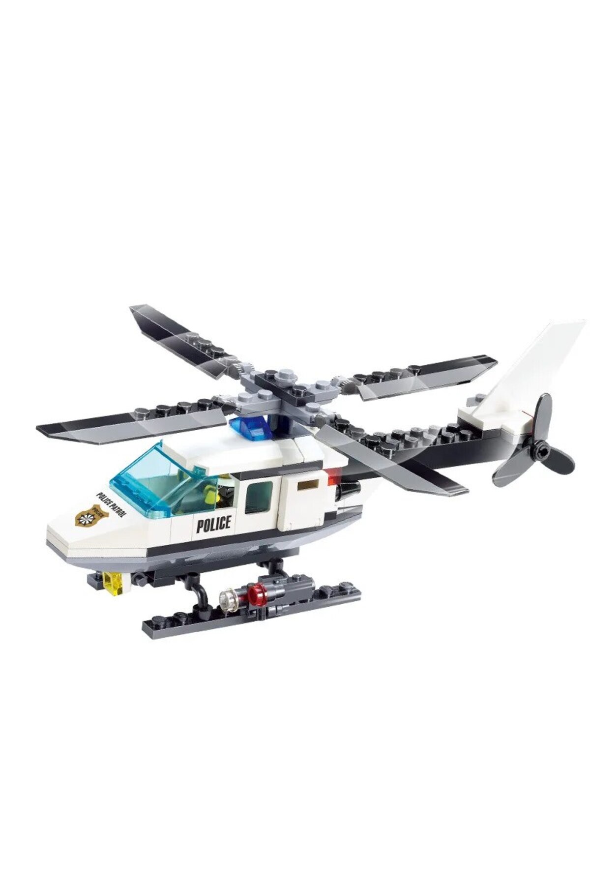 KZ-6729، ۱۰۲ تکه بلوکهای ساختنی خلاقانه هلیکوپتر پلیس، سری شهر دیآیوای، اسباببازی، هالووین/تھان