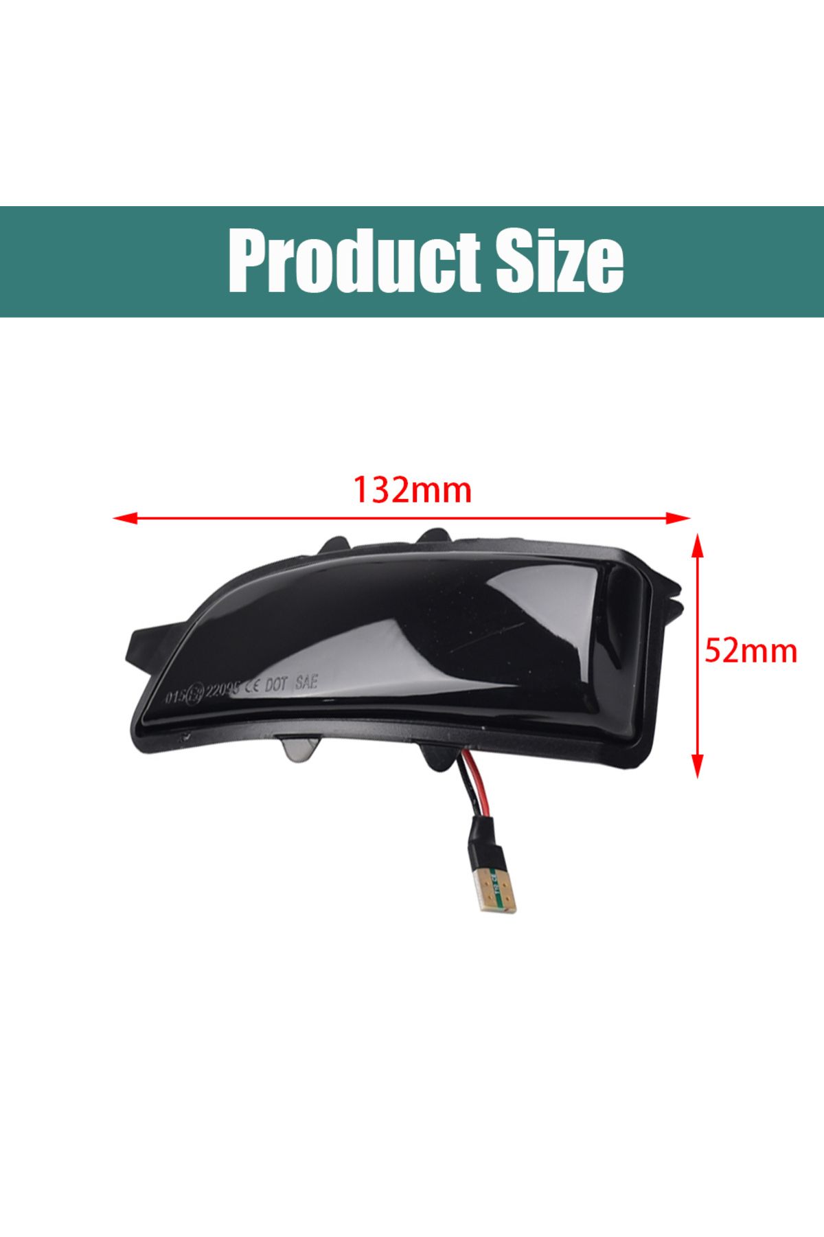 Choice-For Volvo C30 C70 S40 V40 V50 V70 S60 Dynamic Blinker Led Turn Signal Side Mirror Blinker Lights ... 4