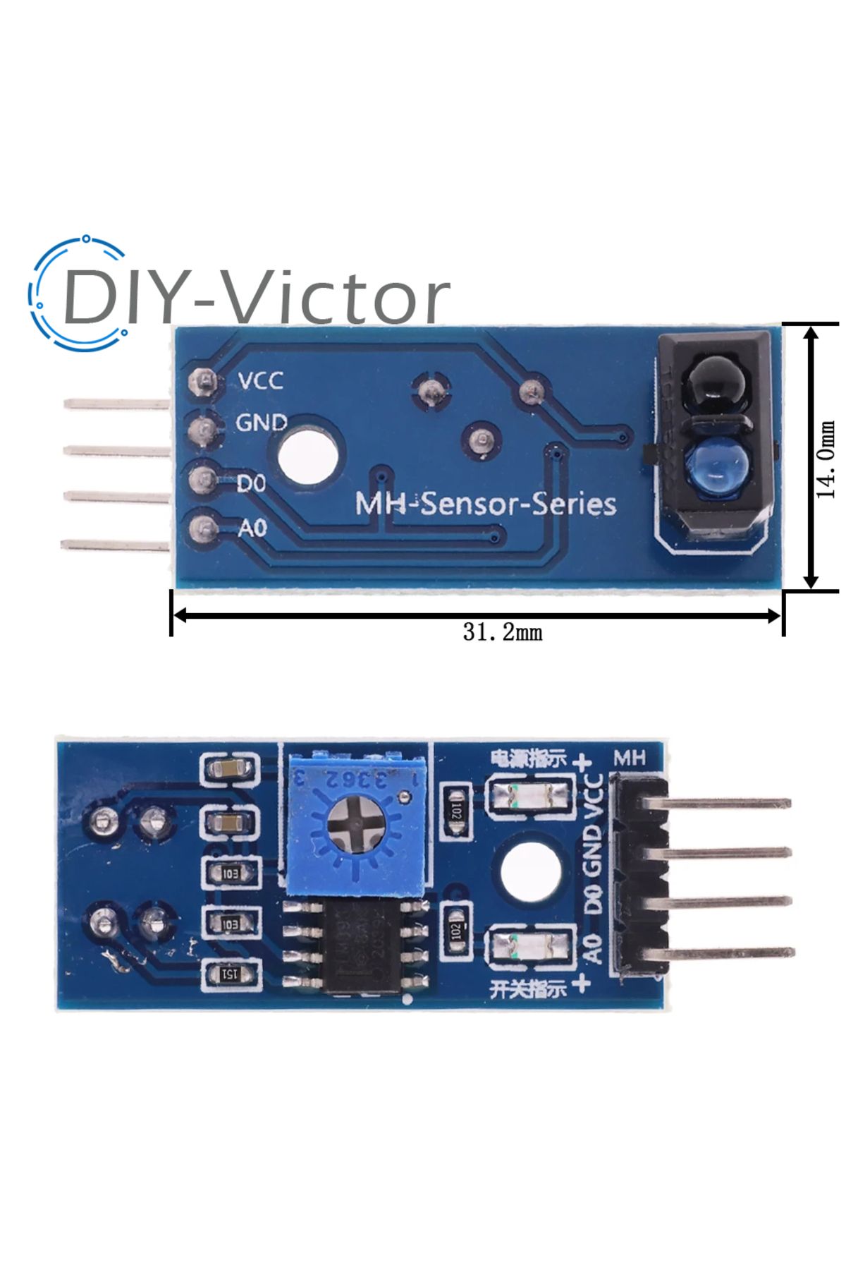 Choice-TCRT5000 Infrared Reflective Sensor IR Photoelectric Switch Barrier Line Track Module For Arduino... 6