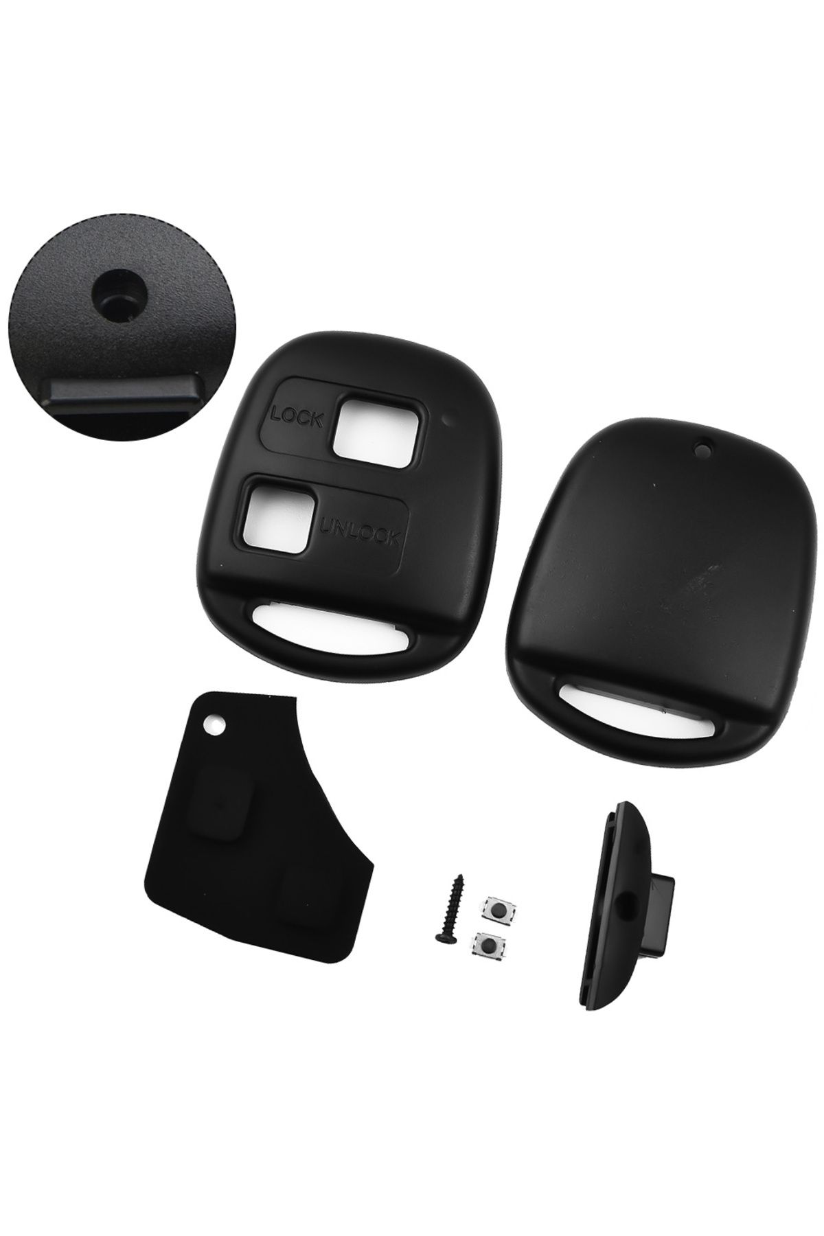 NIGHTKIST-Car Remote Key Button Pad Shell Case Micro Switch Without Electronic Internal Parts For Toyota Ya... 8