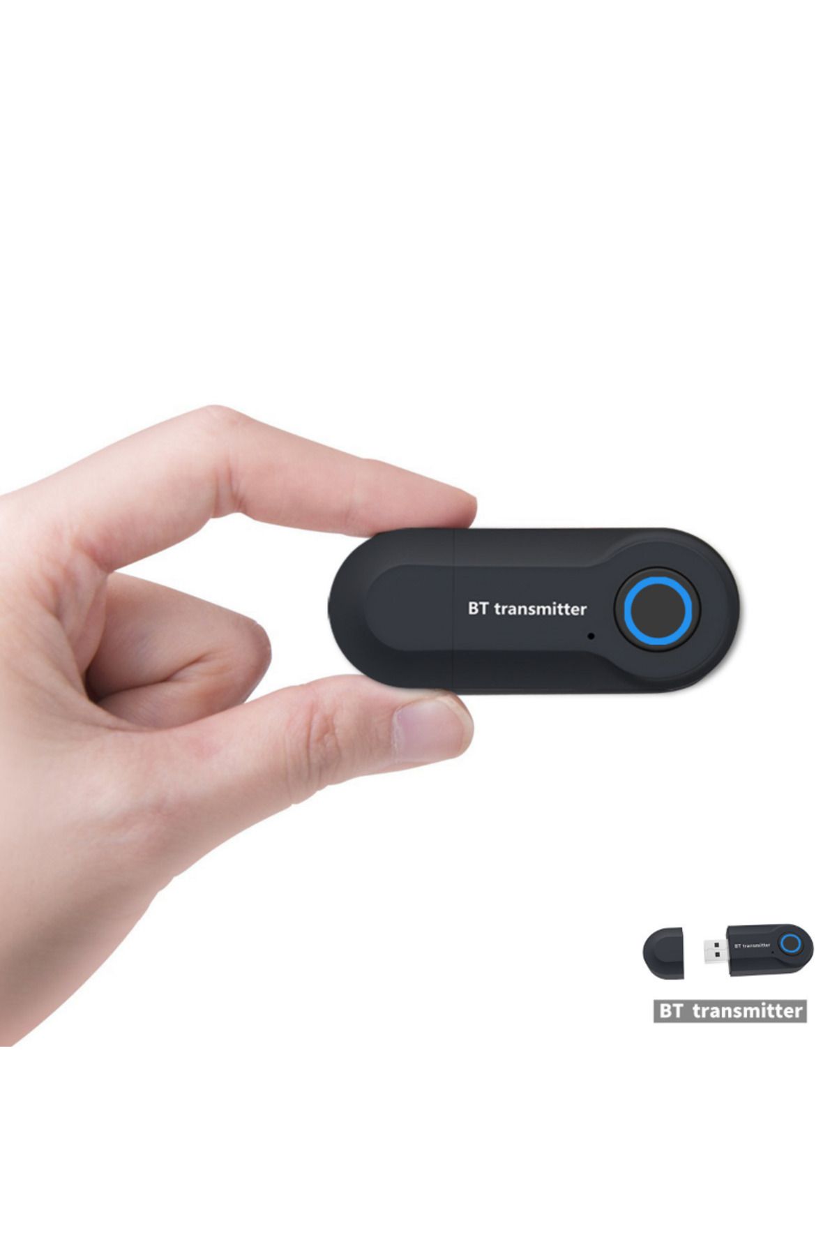Choice-Black Usb Bluetooth Transmitter Audio Adapter Tv Computer Bluetooth Audio Transmitter 3.5mm Audio Ad 3