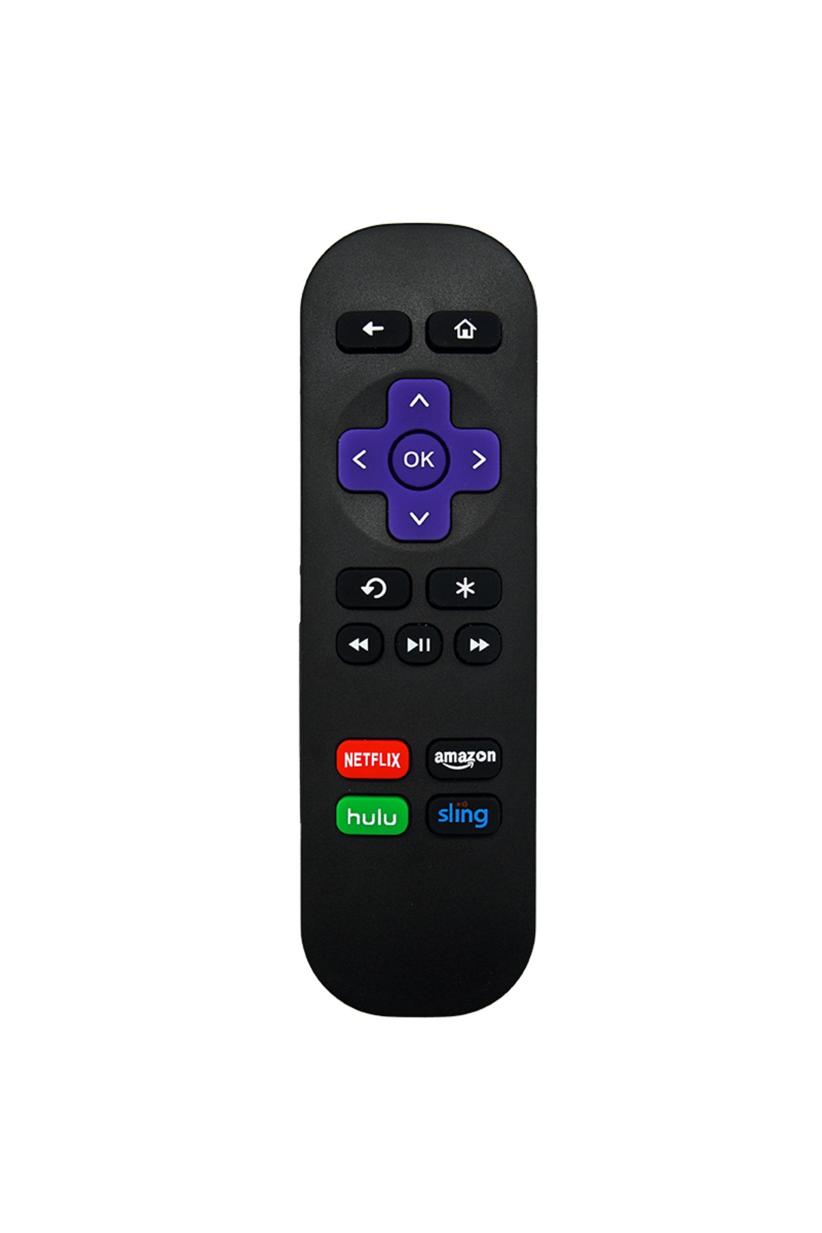 Choice-Black Rc680 Remote Control For Roku Express, For Roku Premiere, For Roku Box, For Roku Play Roku 1 2 1