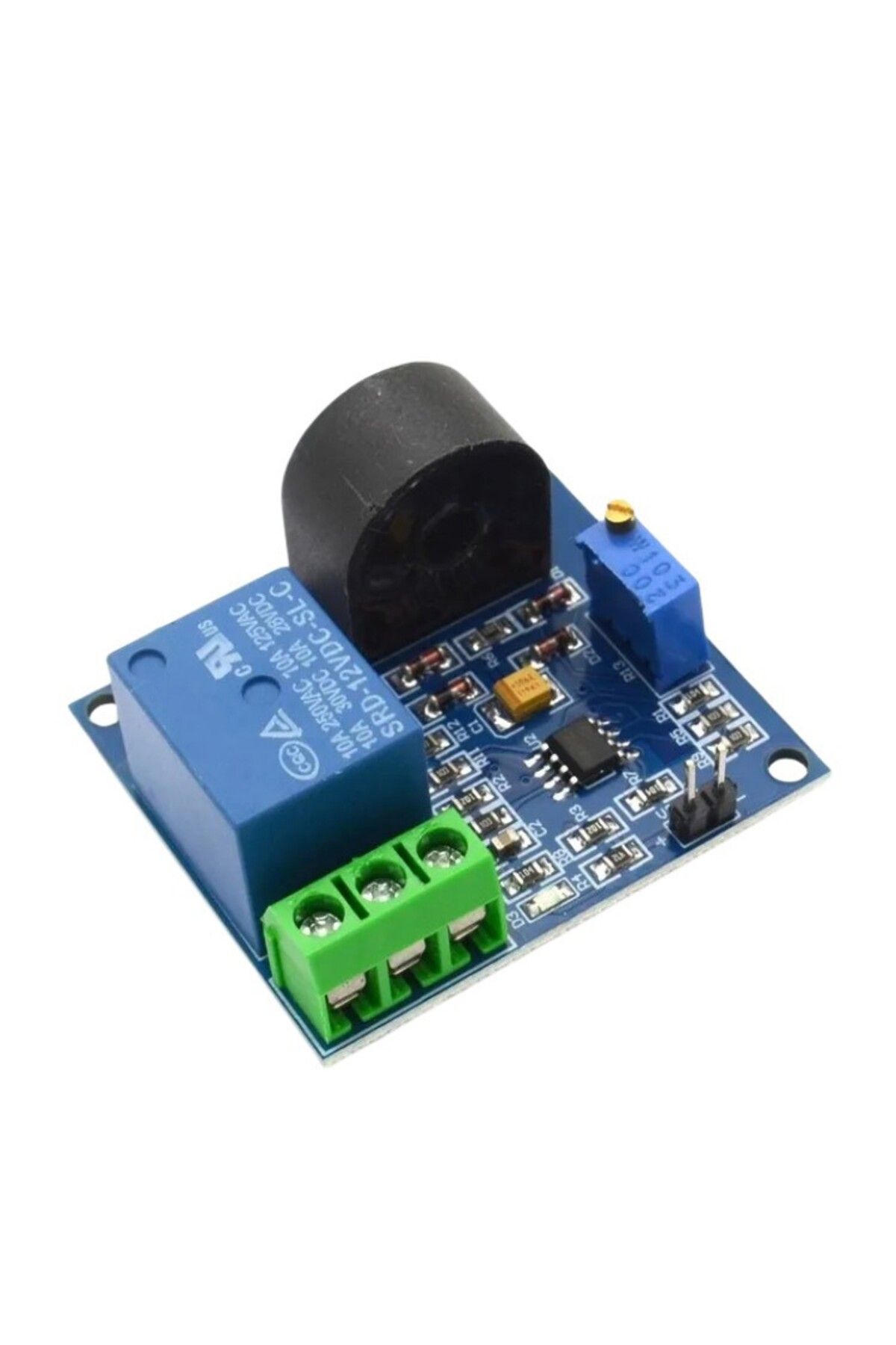 SZYTF-12V AC Current Detection Sensor Module 5V 12V Relay Protection Module 5A Over-Current Overcurrent Pr 7