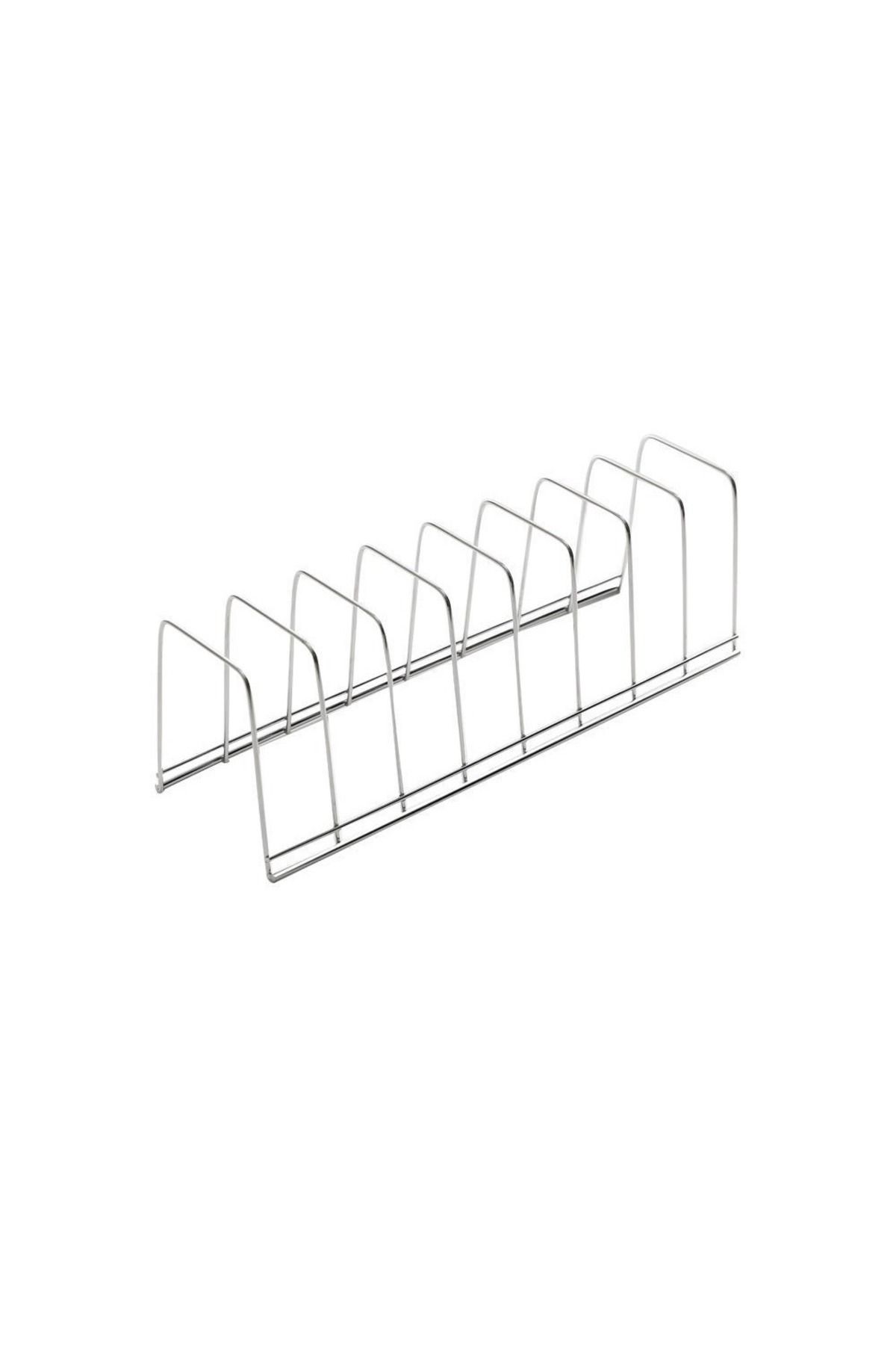 Choice-Plate Rack Practical Stainless Steel Dish Draining Rack Silver Space Saving Plates Storage Rack Mult 1