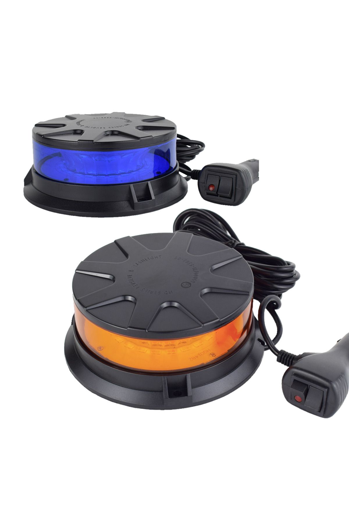 jaln7-LED Lights Beacon Amber Blue Strobe Magnetic Emergency Warning Rooftop Flash Truck Bus Forklift S... 8