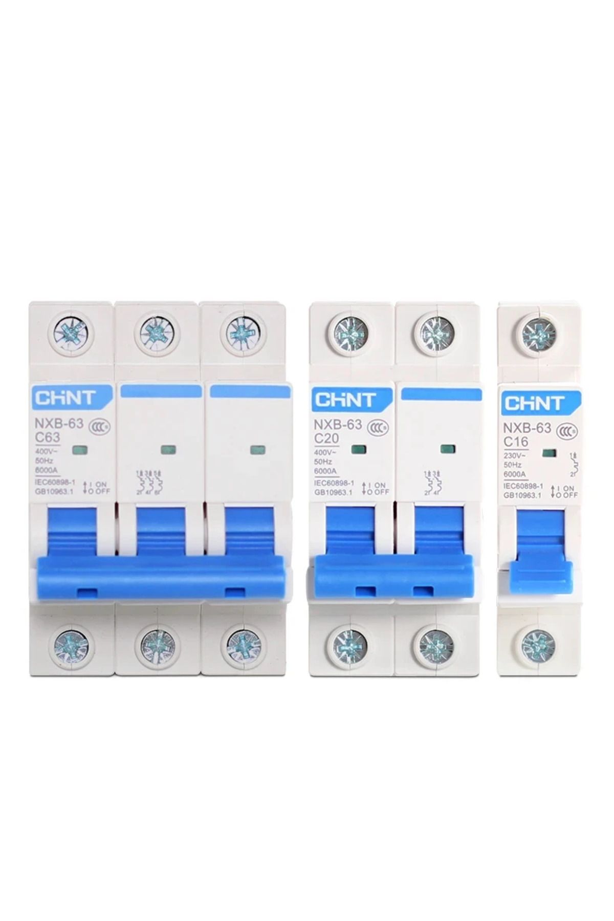 Choice-2 16a Chint Mcb Nxb-63 Miniature Circuit Breaker 1p 2p 3p 4p Ac 230/400v Chnt Din Rail Mounting Mini 2