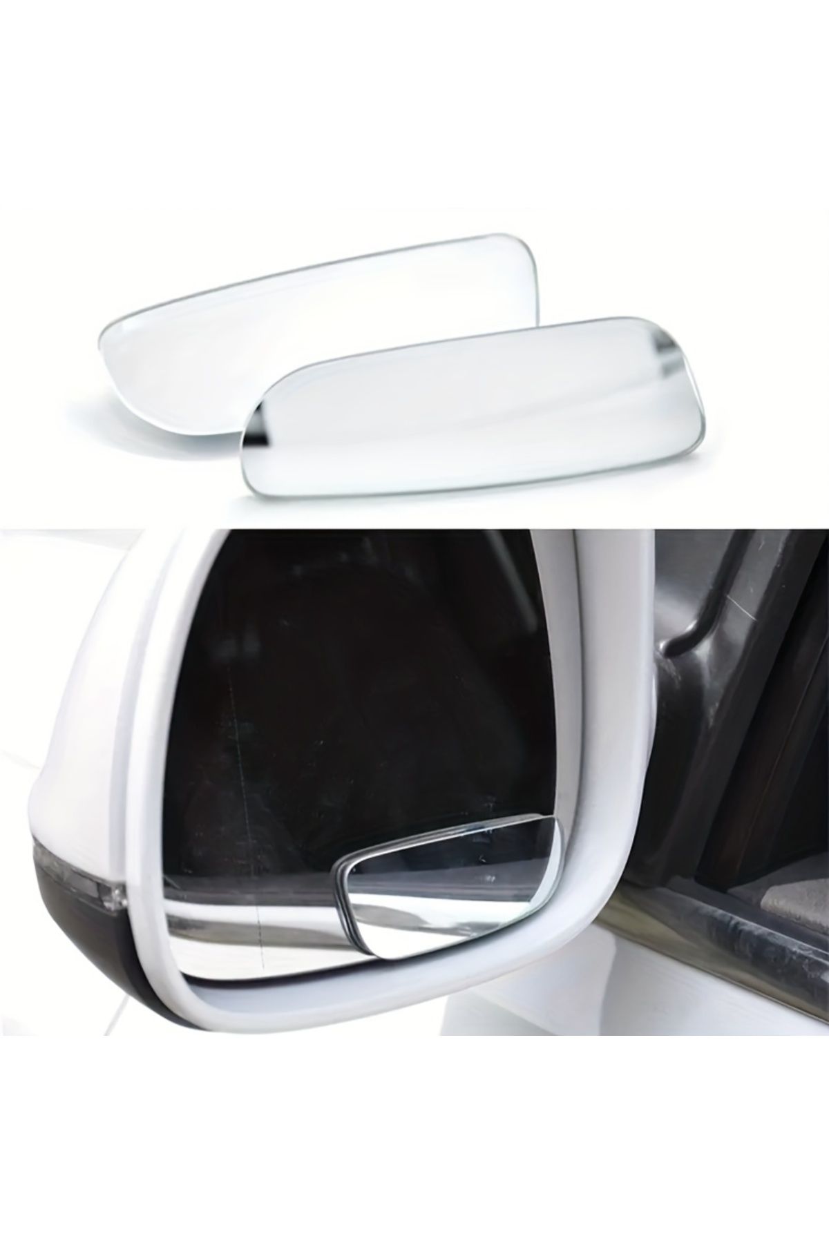 Choice-2Pcs Car Arc Wide-angle Rearview Mirror Clear Slim Blind Spot Reversing Glass Convex Rear View Mi... 3
