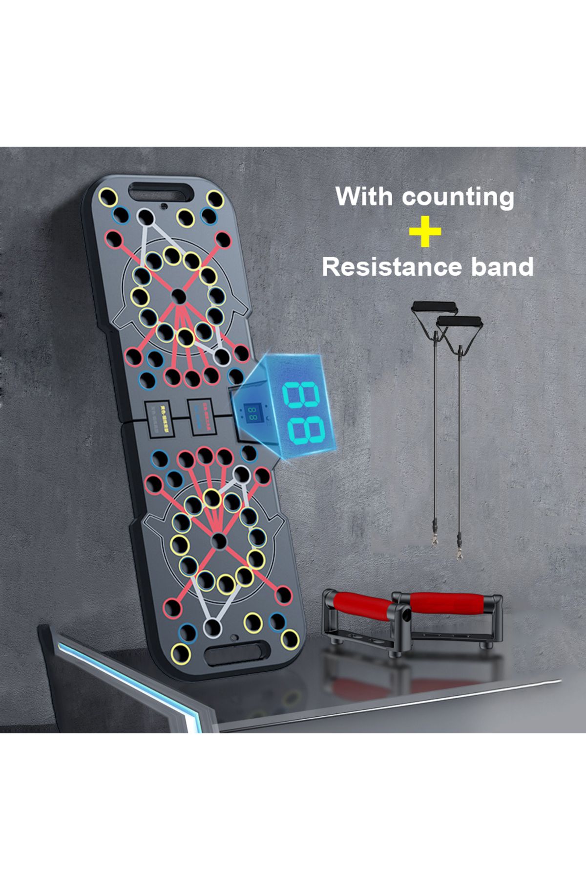 Choice-Push Up Board Electronic Push Up Board Chest Muscle Exercise Training Multifunctional Counting Push 1