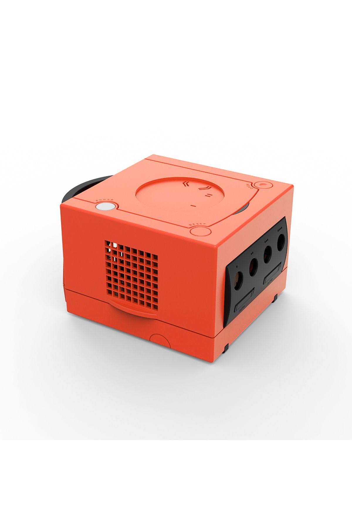 Choice-Ngc Shell Bitfunx Warm Red Ngc Replacement Shell Protective Case Gc Game Box For Gamecube Dol001and 1
