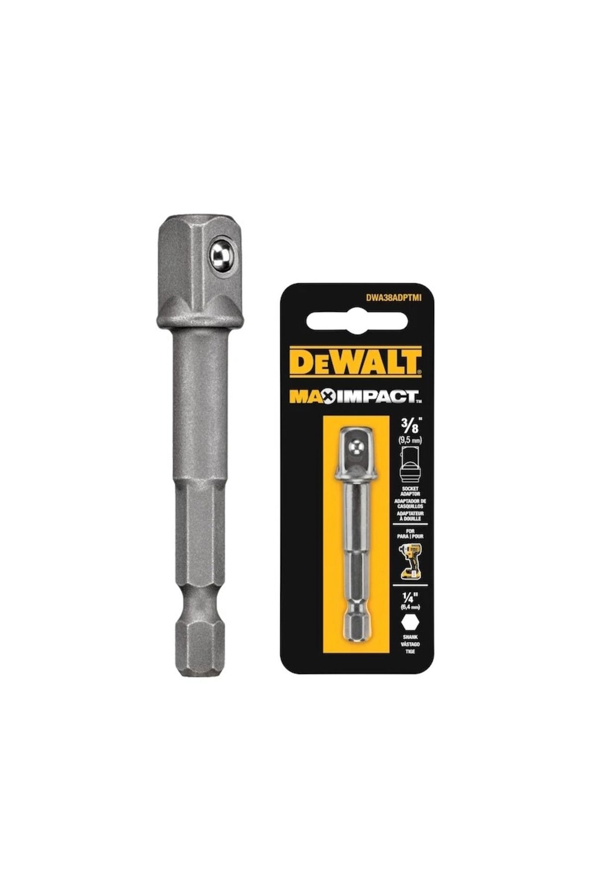 Choice-Dwa38adptmi Dewalt Dwa12adptmi Dwa38adptmi Max Impact™ 1/4" إلى محول مربع 1/2" أو 3/8" إلى 1