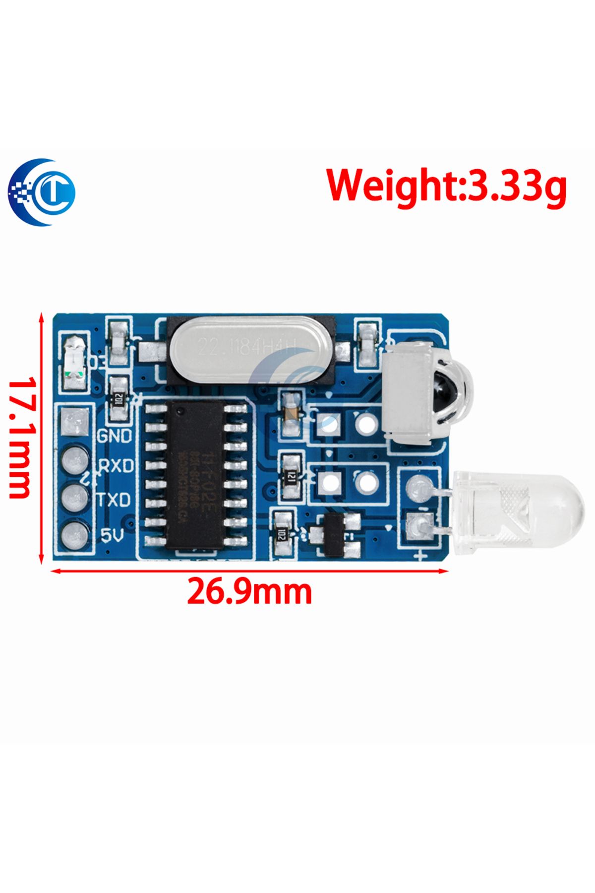 Choice-5V IR Infrared Remote Decoder Encoding Transmitter Receiver Wireless Module Quality in Stock for ... 3