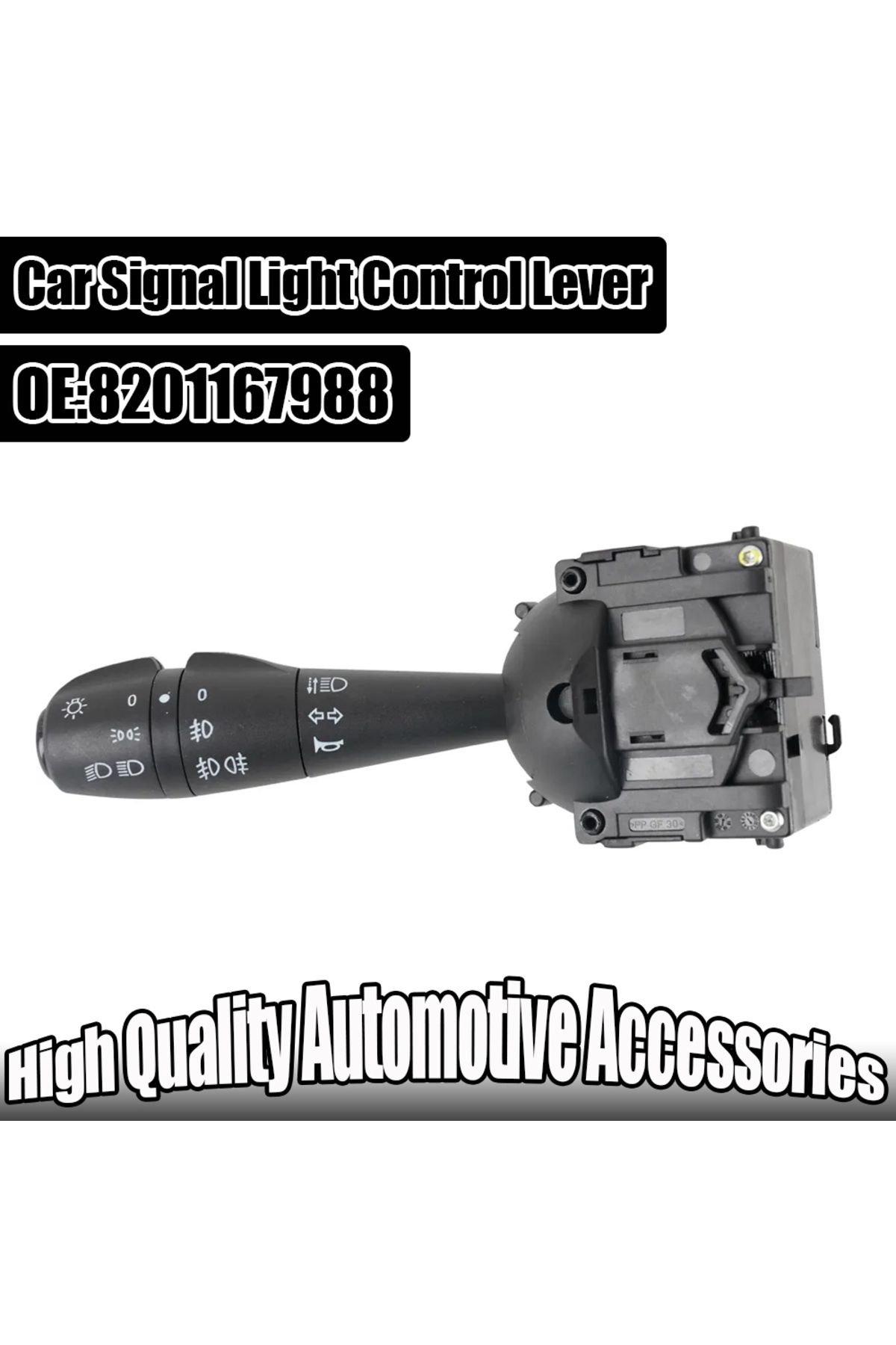 LARATH-8201167988 Car Turn Signal Lever Headlight Switch Turn Signal Light Controller For Renault Dacia ... 2