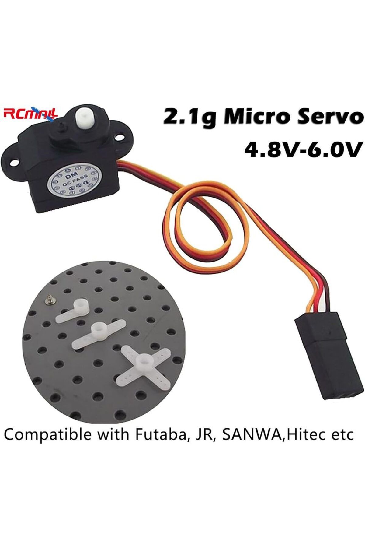 Choice-Dm-s0020 2.1g Rc Micro Servo 180 Degree 4.8v-6v 2g Sub Mini Servo For Rc Hobby Parts 4