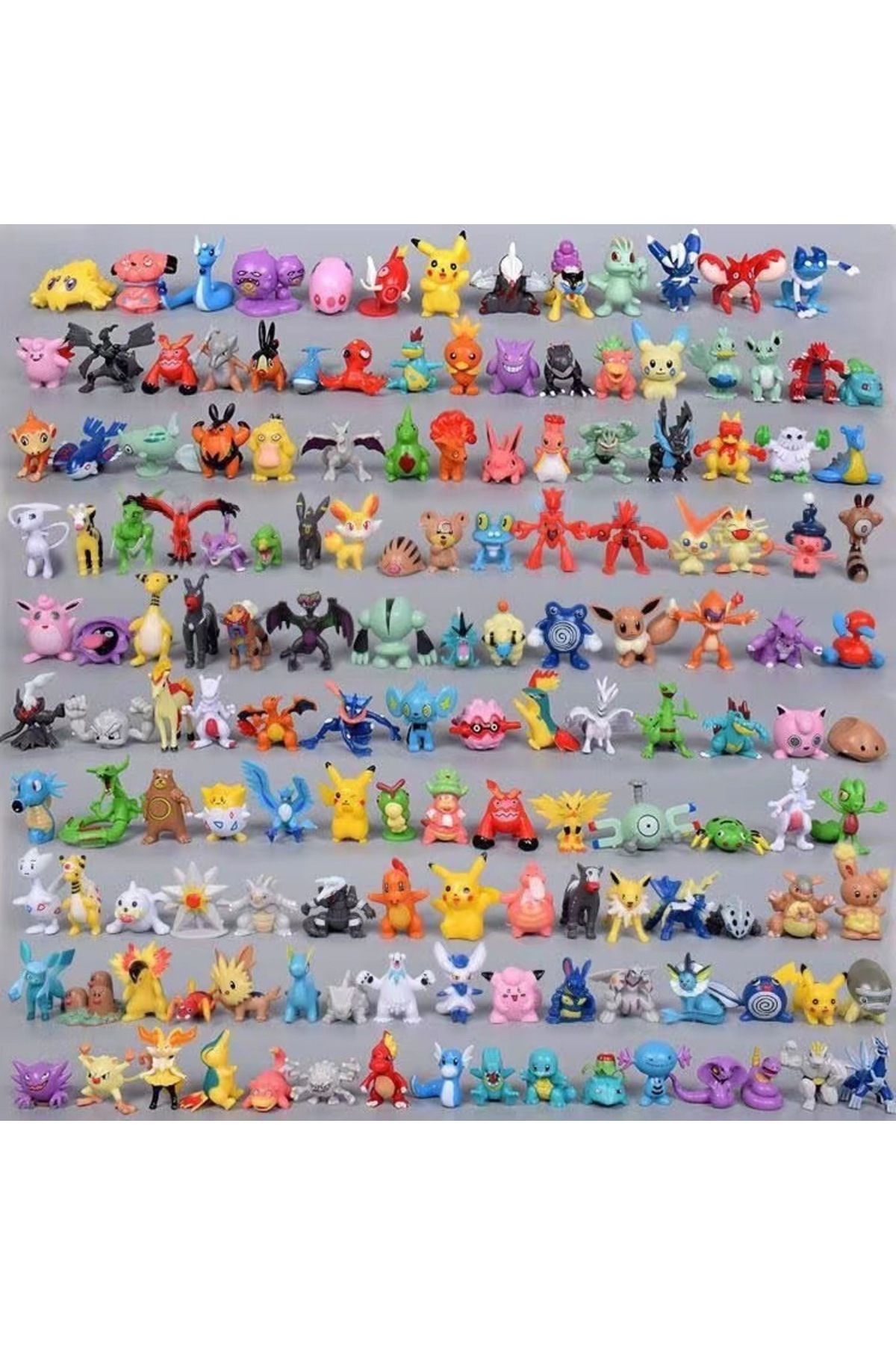 Choice-144 Pcs/Lot Mini Pokemon Figure Pikachu Kids Model Toys 2-3cm Kawaii Figurine PVC Dolls 6*24pcs T... 3