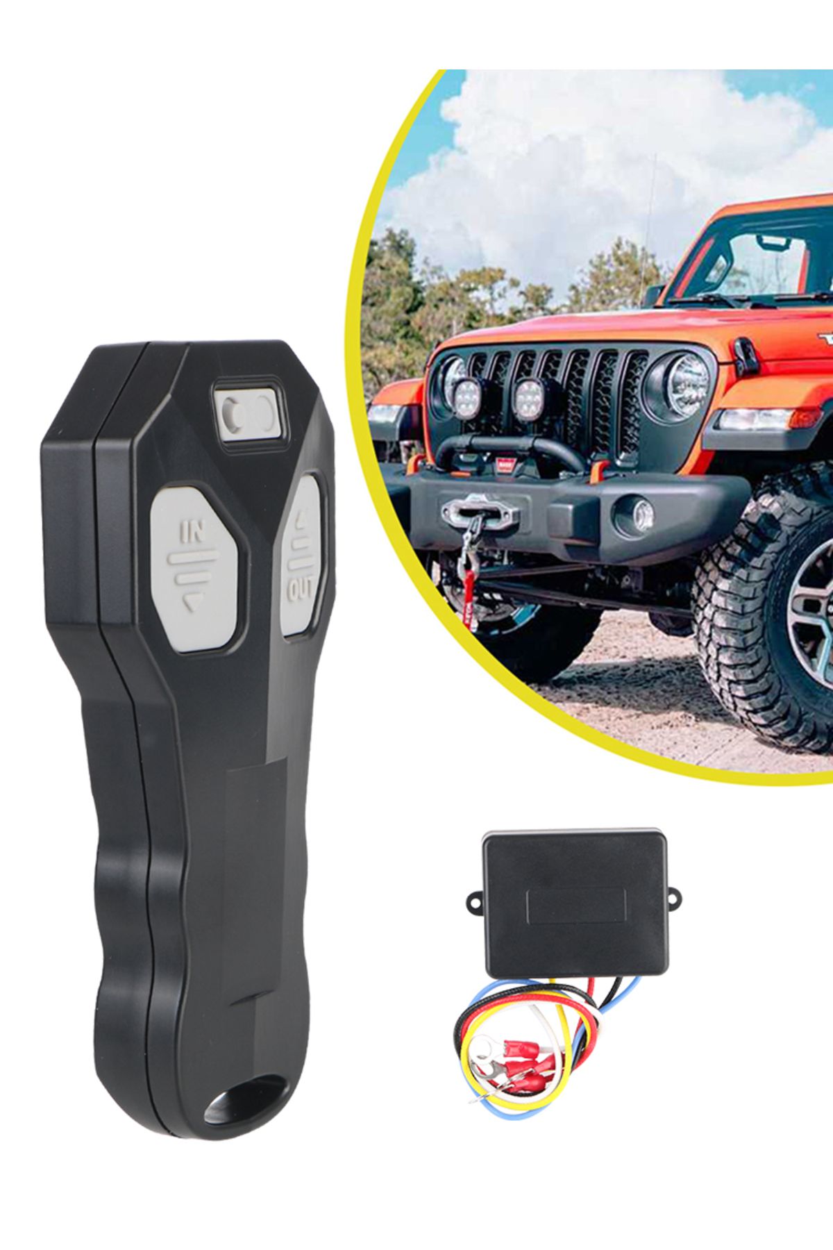 Choice-Handset Switch Controller Winch Remote Controller Winch Remote Control Set Kit 12V/24V Dual Manua... 8