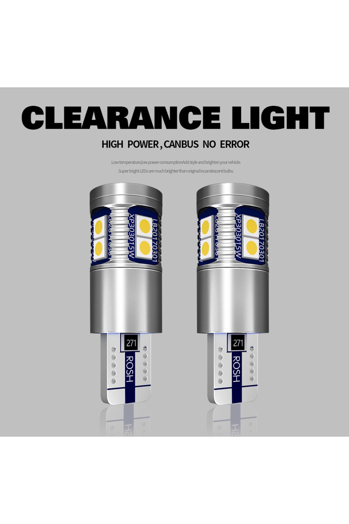 Choice-إكسسوارات X-trail T30 T31 باللون الأبيض لسيارة نيسان X-trail X Trail Xtrail T30 T31 2001-2013 قطعتان من مصابيح LED Parki 4