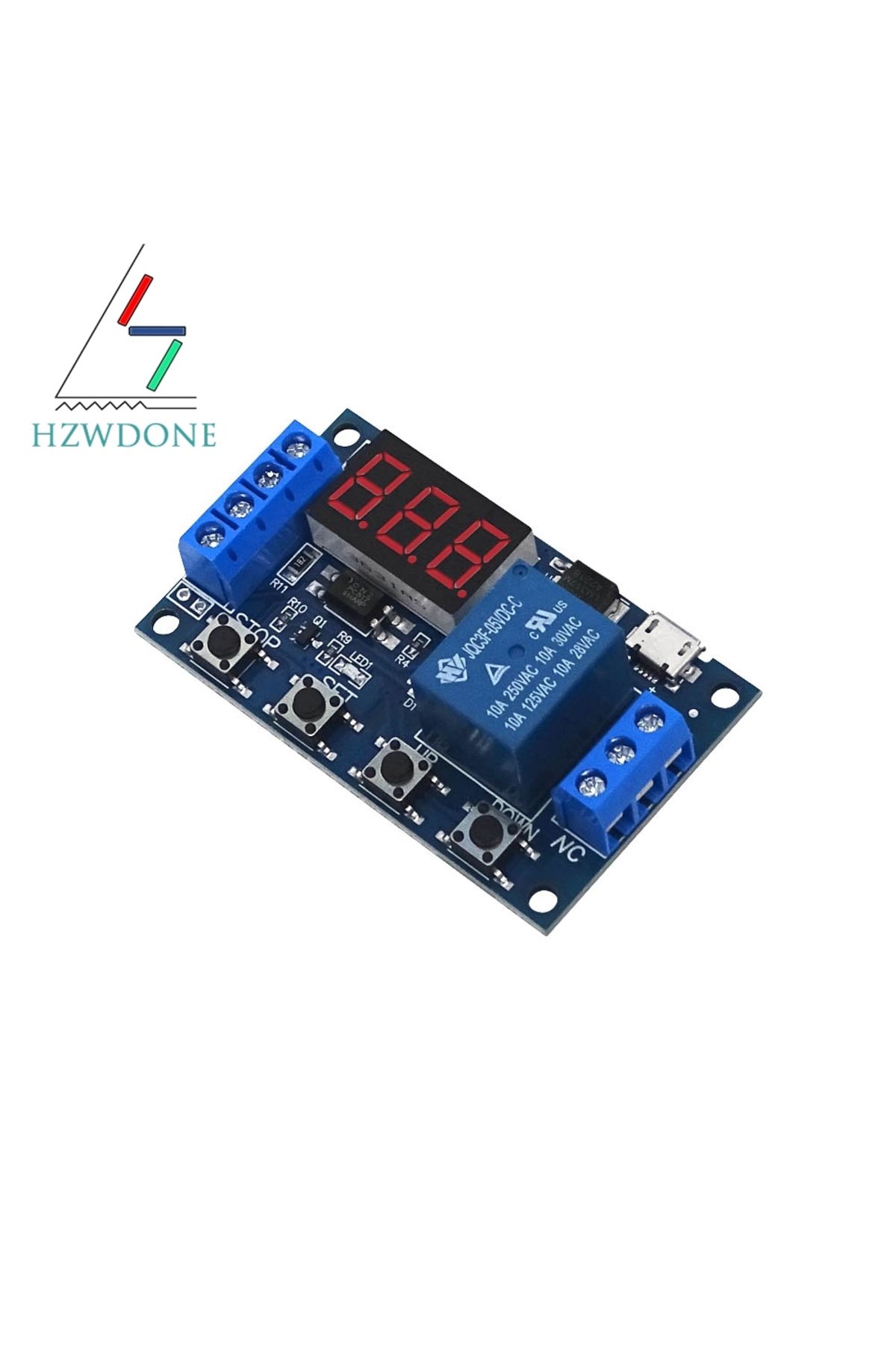 Choice-DC 6-30V Timer Relay Programmable Delay Relay Module Cycle Timer with LED Display 6V 9V 12V 24V M... 1