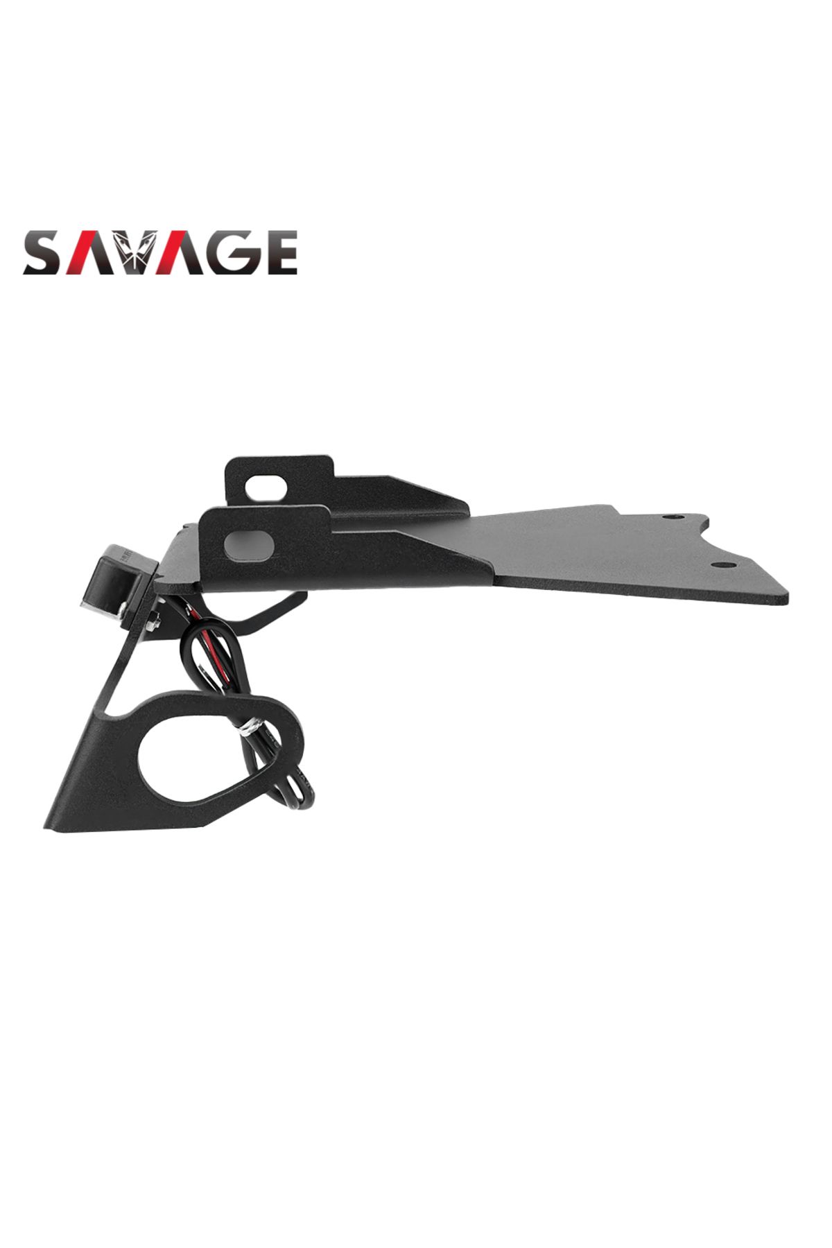 SAVAGE-For YAMAHA FZ6 License Plate Holder LED Light FZ6N FZ6S 2004-2010 FZ6 N/S Motorcycle Accessories ... 2