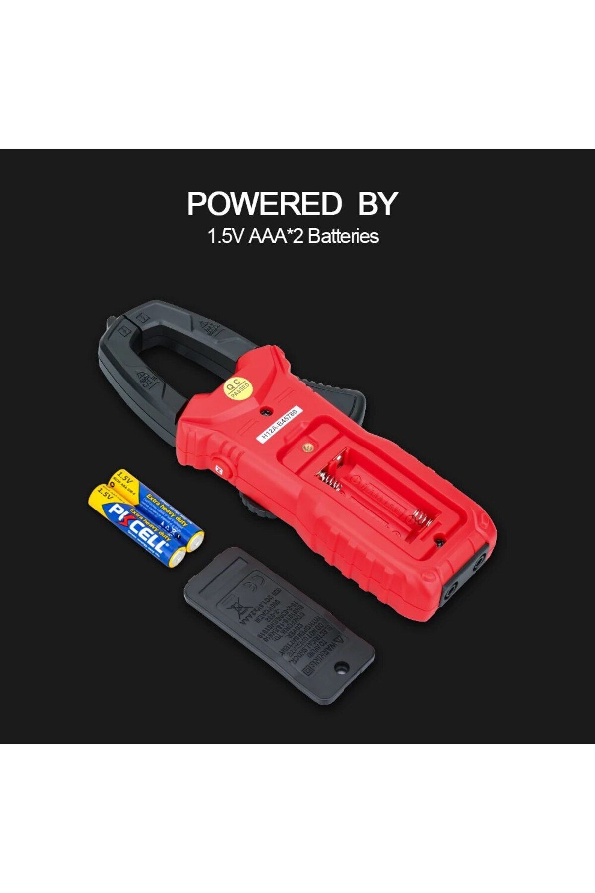 GVDA-Digital Clamp Meter AC DC Current NCV Multimeter Pinza Amperimetrica True RMS Capacitance Oh... 5