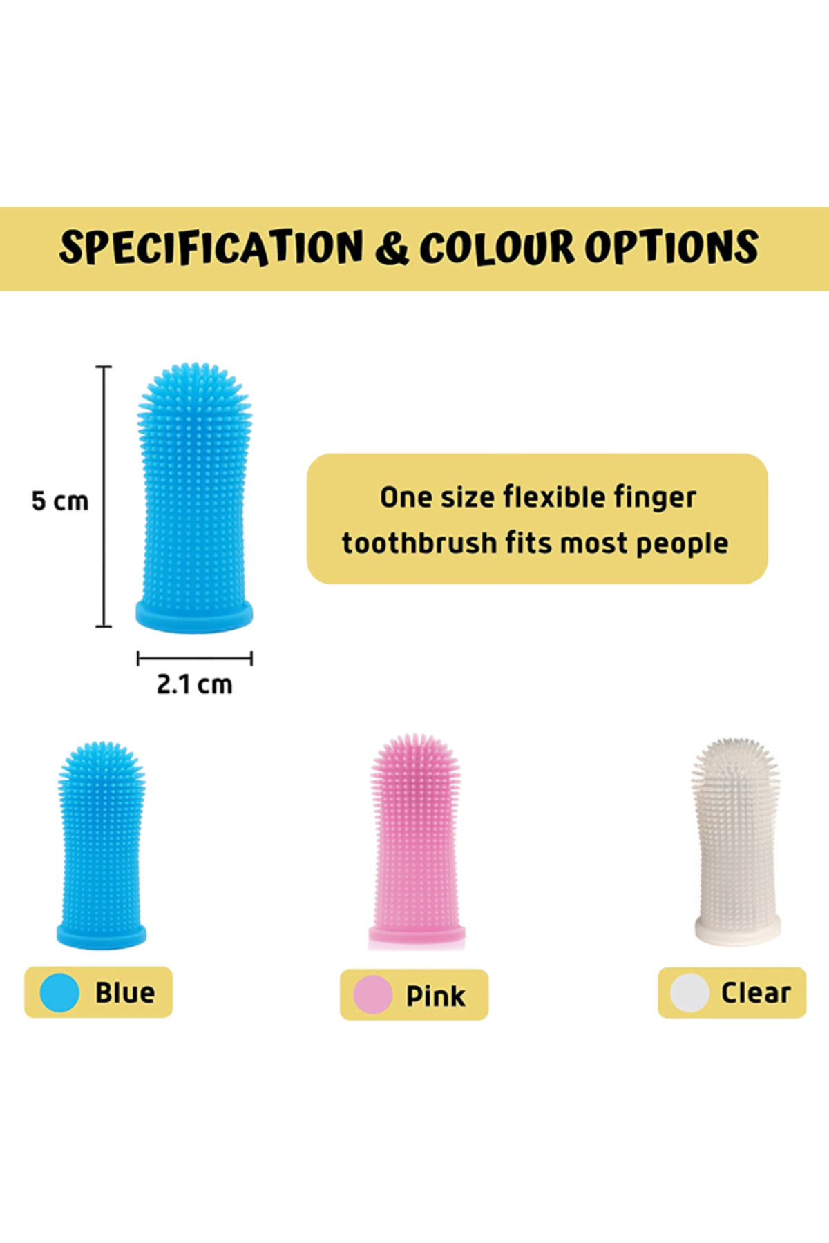 Choice-Dog Super Soft Pet Finger Toothbrush Teeth Cleaning Bad Breath Care Nontoxic Silicone Tooth Brush... 6