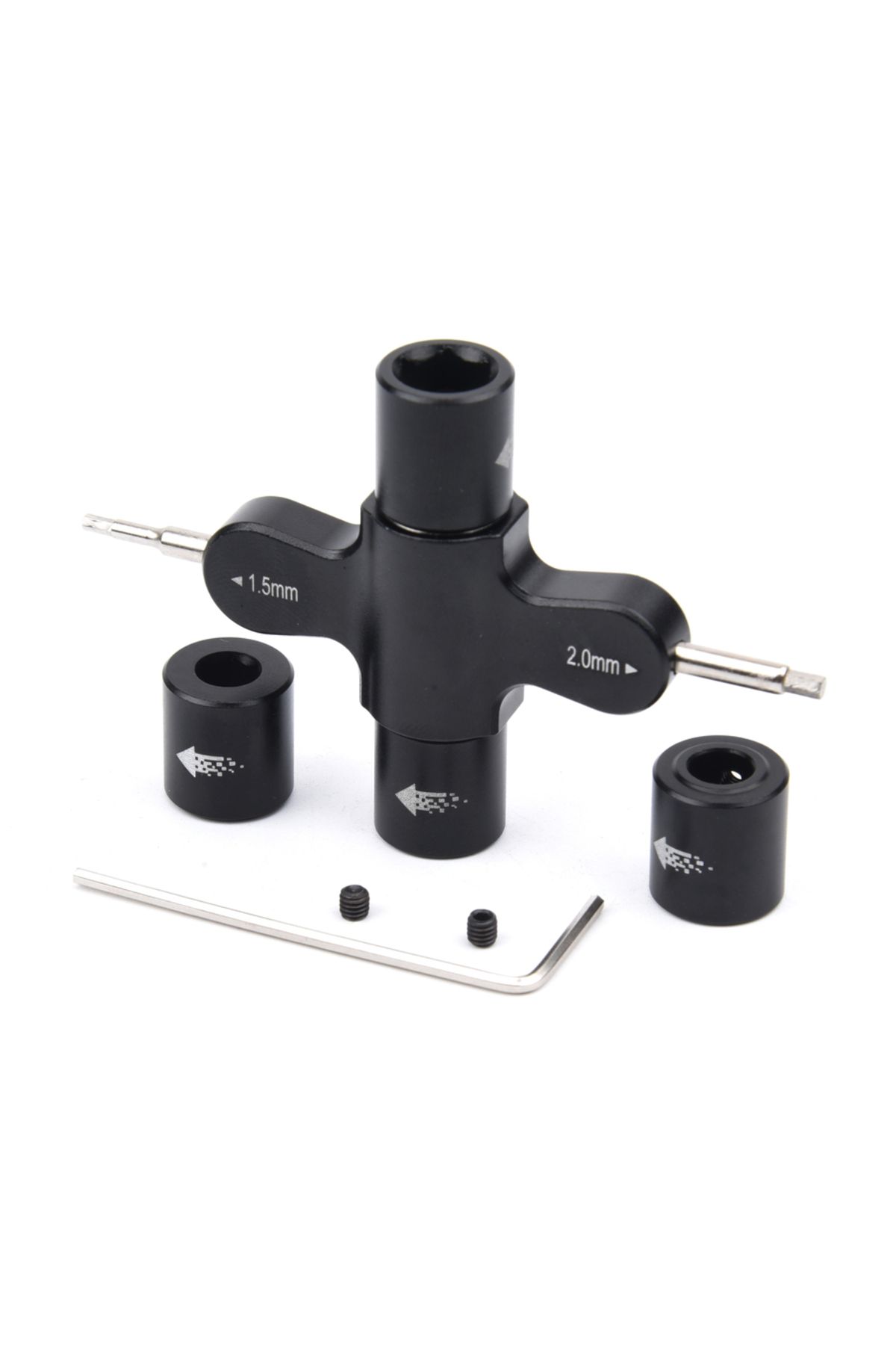 Choice-RC M3 M5 Quad Wrench with Built in One Way Bearing Tool 1.5mm 2mm screwdriver Release Propeller M... 8