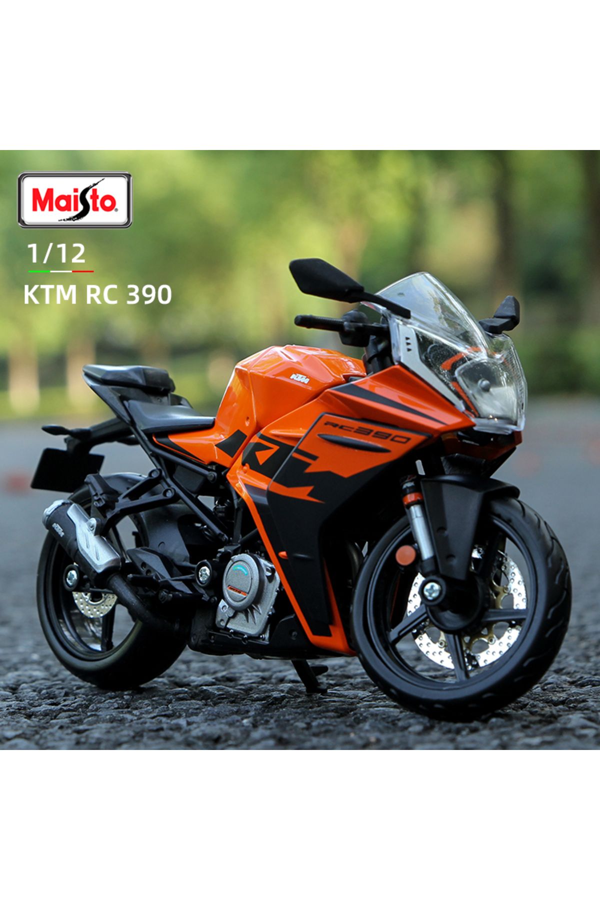 Maisto-Orange 1:12 Ktm Rc 390 Sportster Motorcycle Model Static Die Cast Vehicles Collectible Street 1