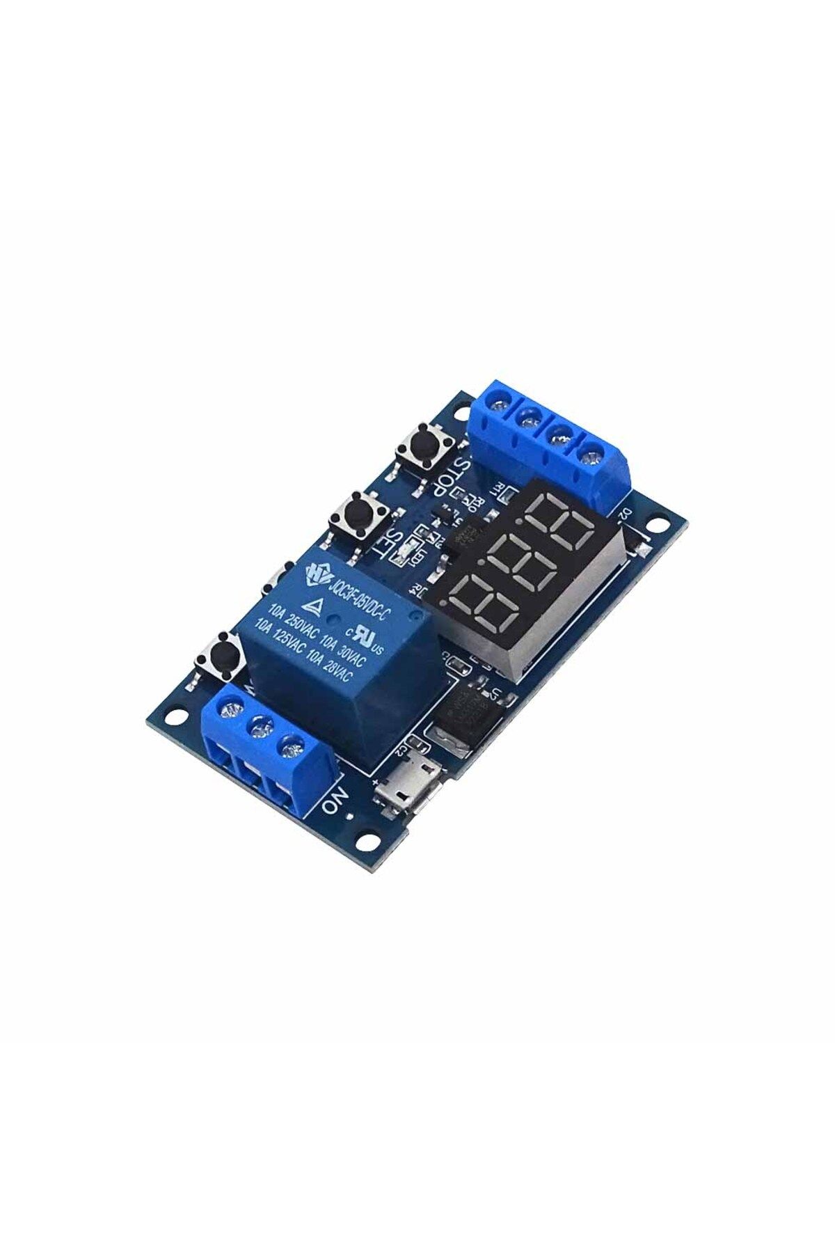 Choice-DC 6-30V Timer Relay Programmable Delay Relay Module Cycle Timer with LED Display 6V 9V 12V 24V M... 2