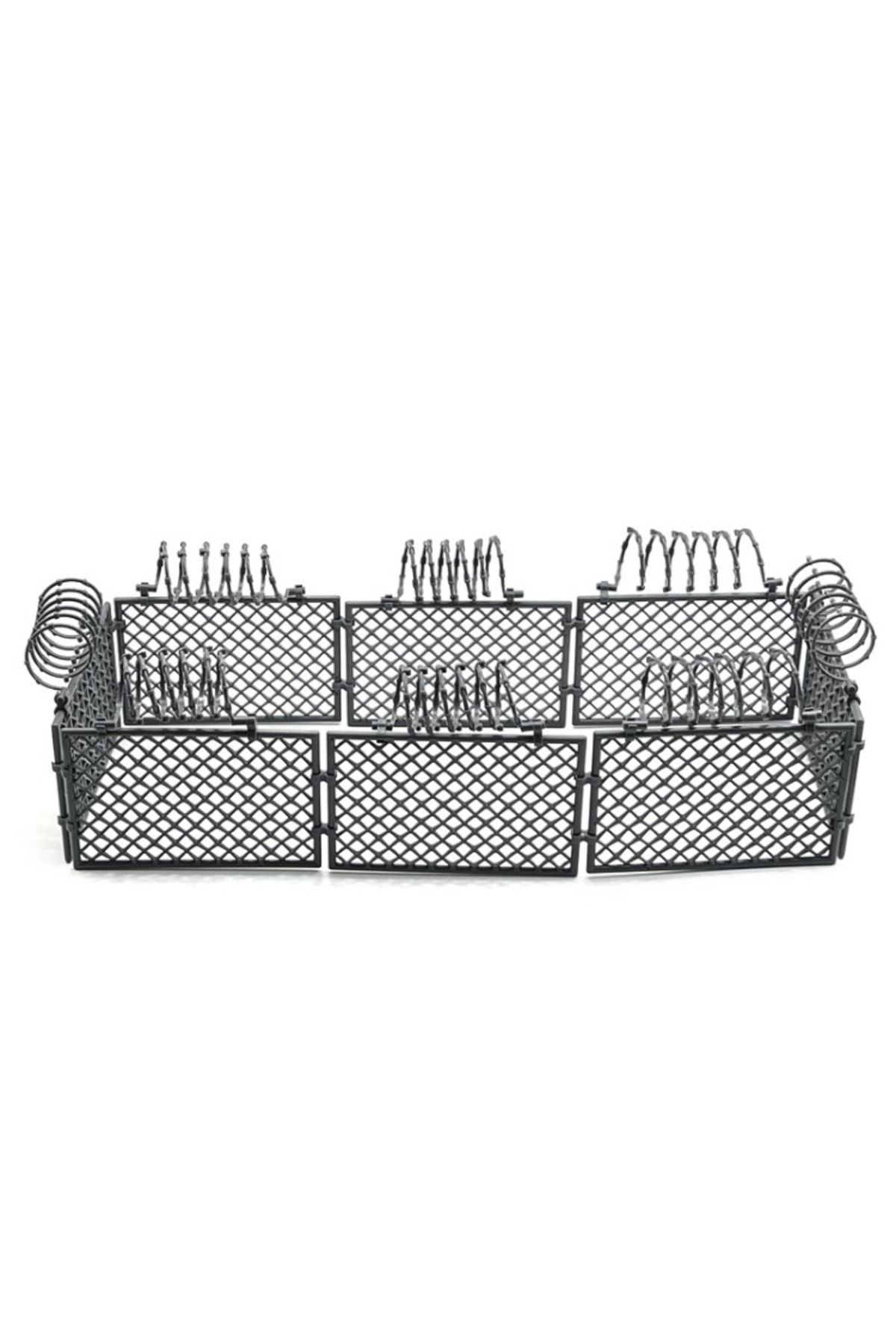 Choice-Light Grey Building Blocks Moc Building Blocks Protective Mesh Wire Mesh Spring Military Fence War S 6