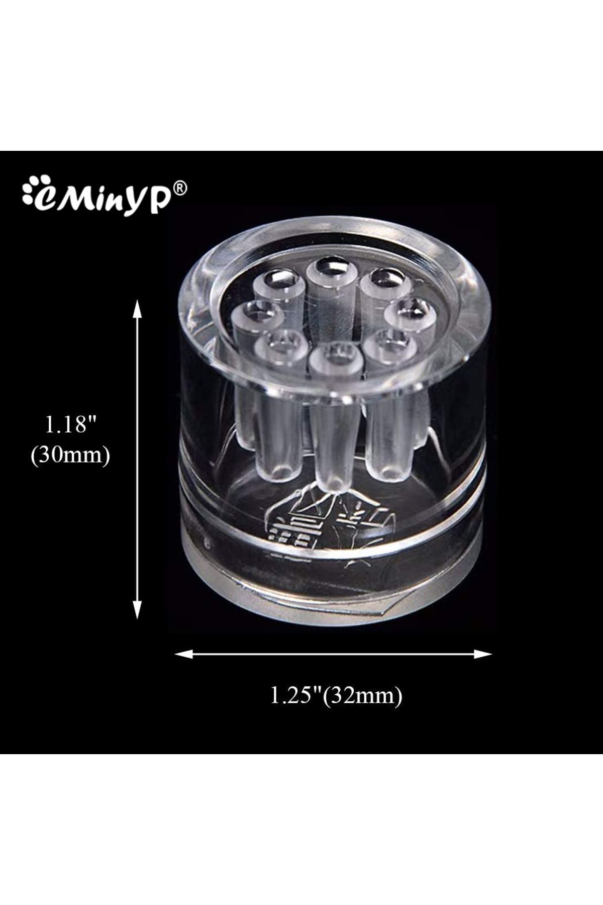 Choice-Aquarium Planaria Trap Crystal Red Shrimp Worm Trap Transparent 8-Hole Leech Proteinworm Pest Cat... 3