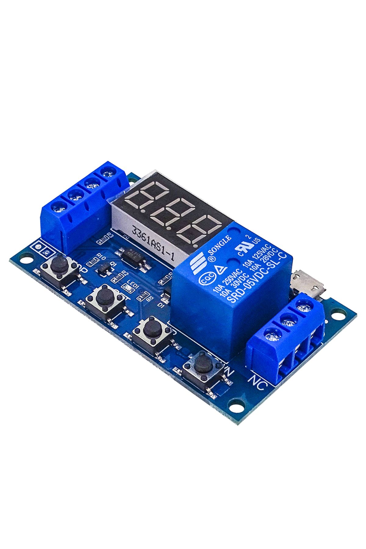 Choice-DC 6-30V Timer Relay Programmable Delay Relay Module Cycle Timer with LED Display 6V 9V 12V 24V M... 8