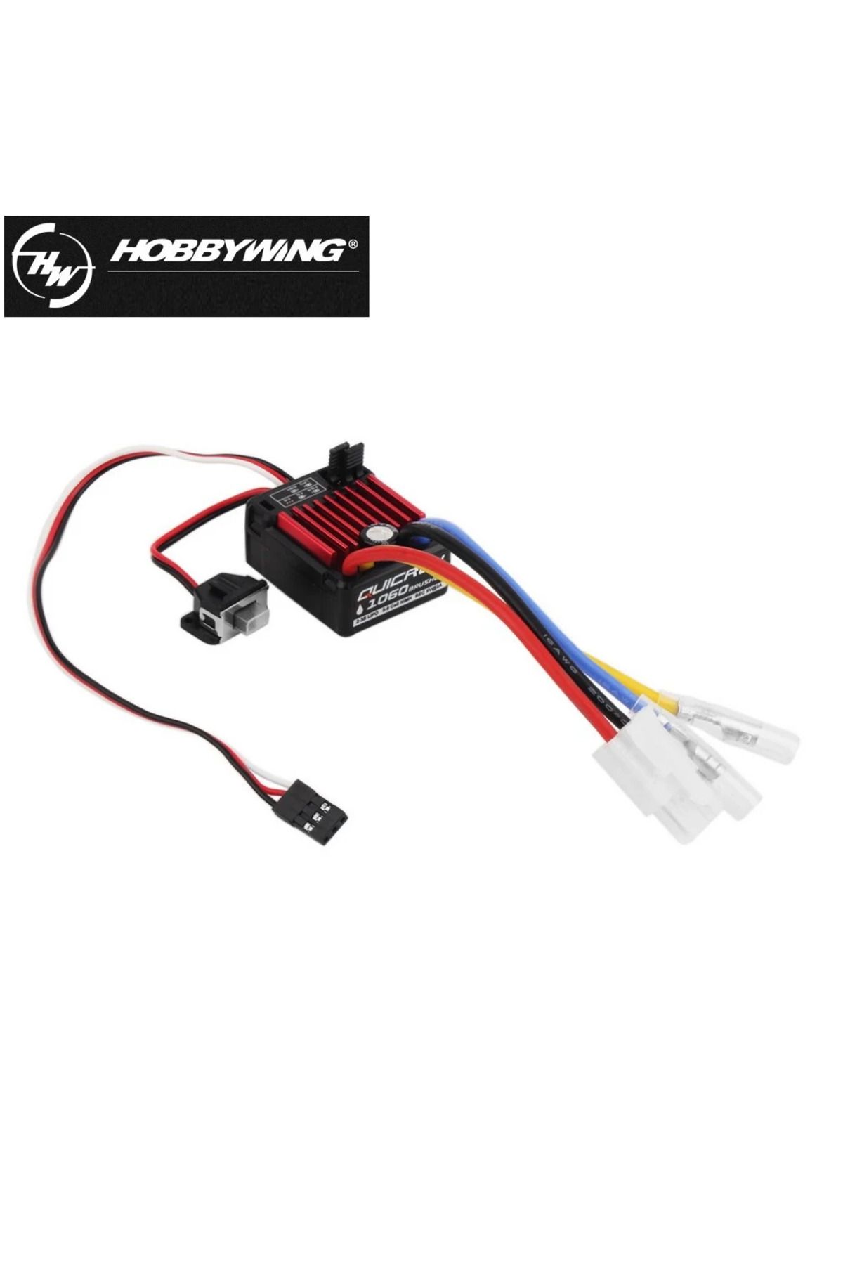 Choice-HobbyWing QuicRun 1060 60A Brushed Electronic Speed Controller ESC Waterproof  With Switch Mode B... 3