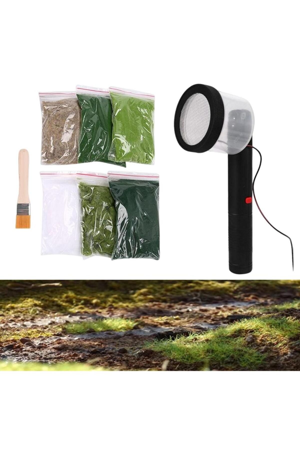 Choice-Static Grass Applicator for Landscaping with 6 Bags Static Grass Planting Grass Machine Flocking ... 4