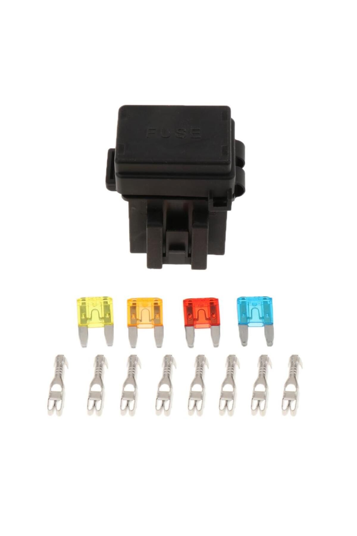 Choice-4 Way Blade Fuse Box & 1 Way Relay Box Combo Holder / Block for RV/Boat/Tanker/Trailer/Marine/Tru... 5