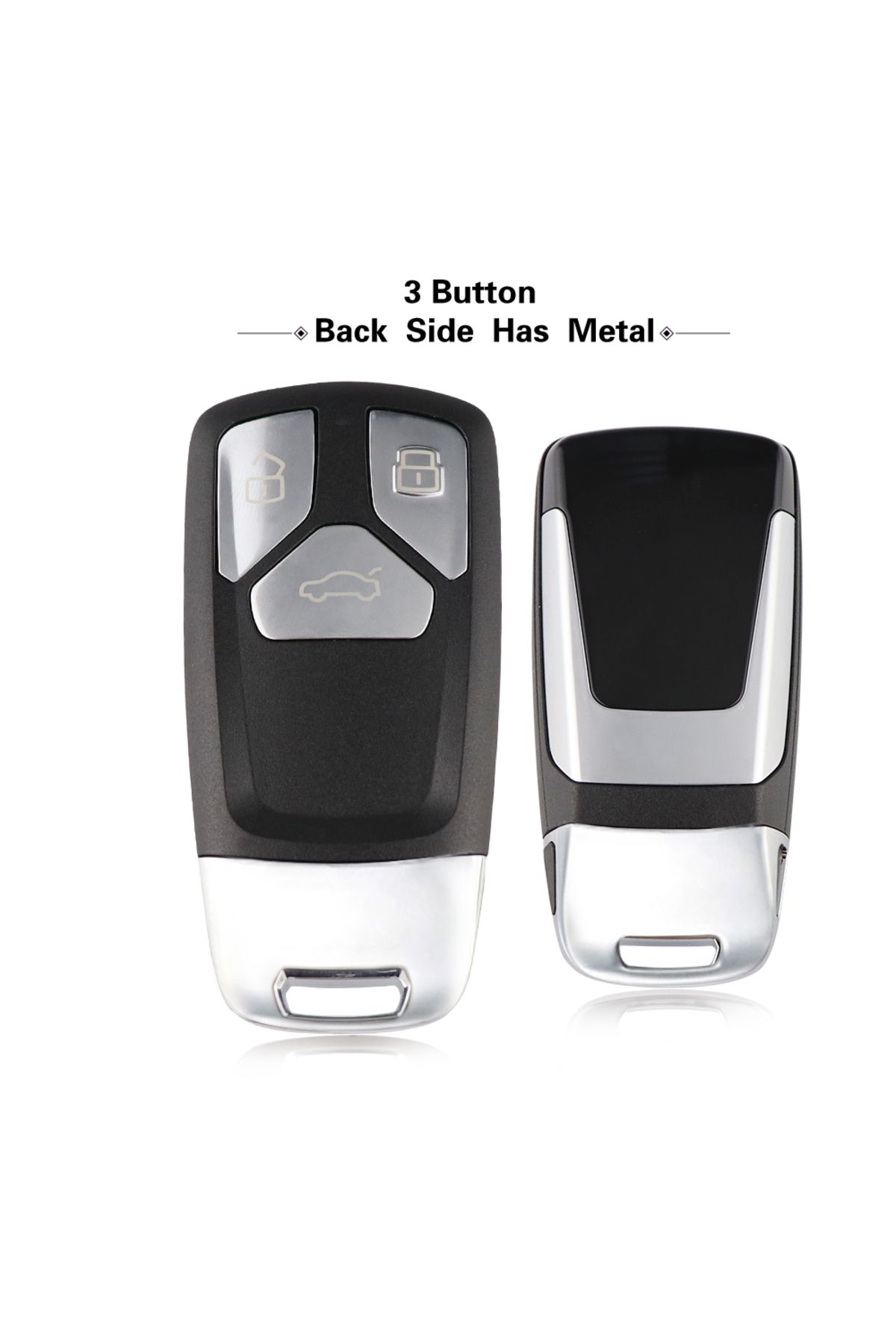 YIQIXIN-3 Buttons Remote Car Key Shell Fob Cover Case For Audi Tt A4 A5 A4l S4 S5 Q3 Q5 Q7 Sq7 2016 2017 201 1