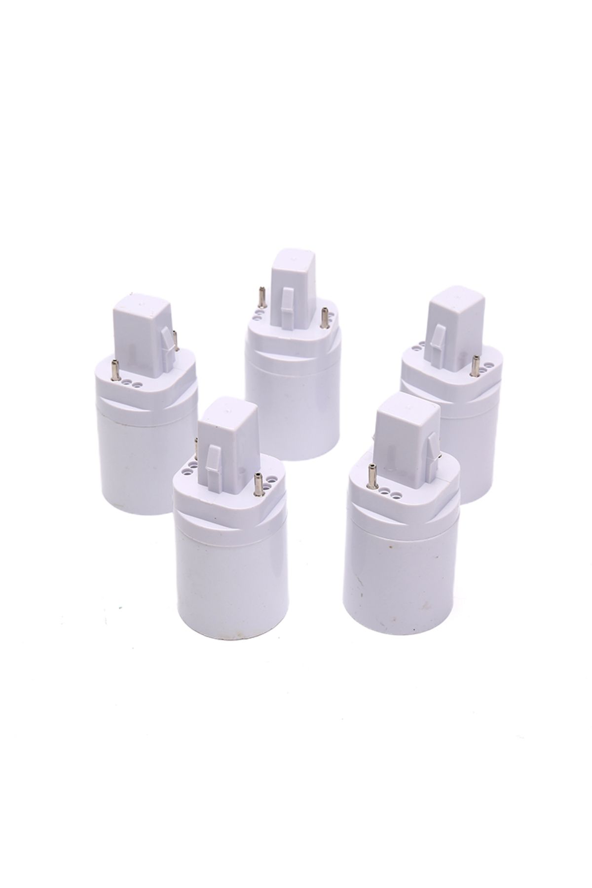 ZLinKJ-5PCS G24 To E27 Socket LED Lamp Adapter Flexible Extend Lamp Base LED Light 6