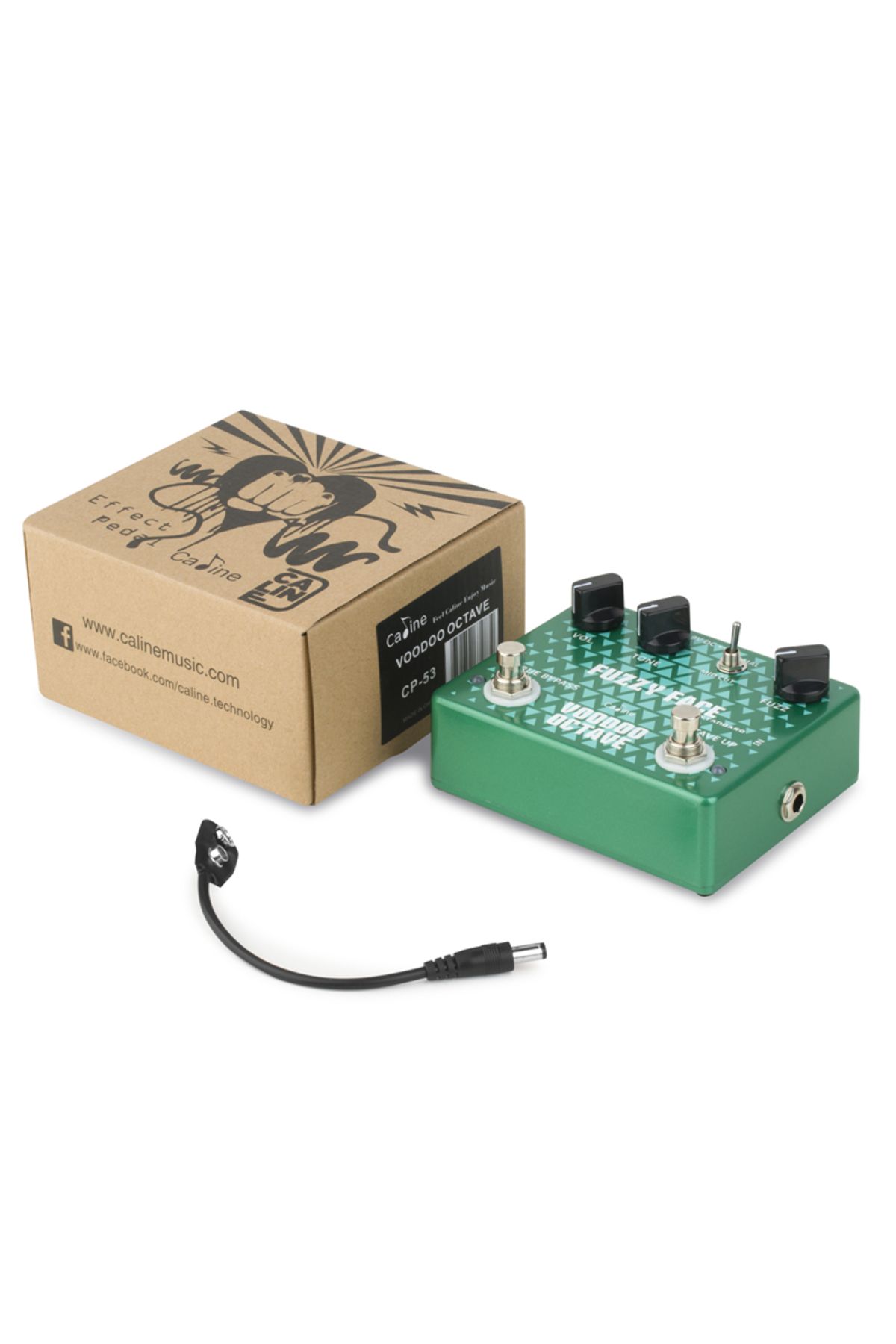 Caline-Cp-53 Fuzzy Face Voodoo Octave Guitar Effect Pedal True Bypass Guitar Accessories 6